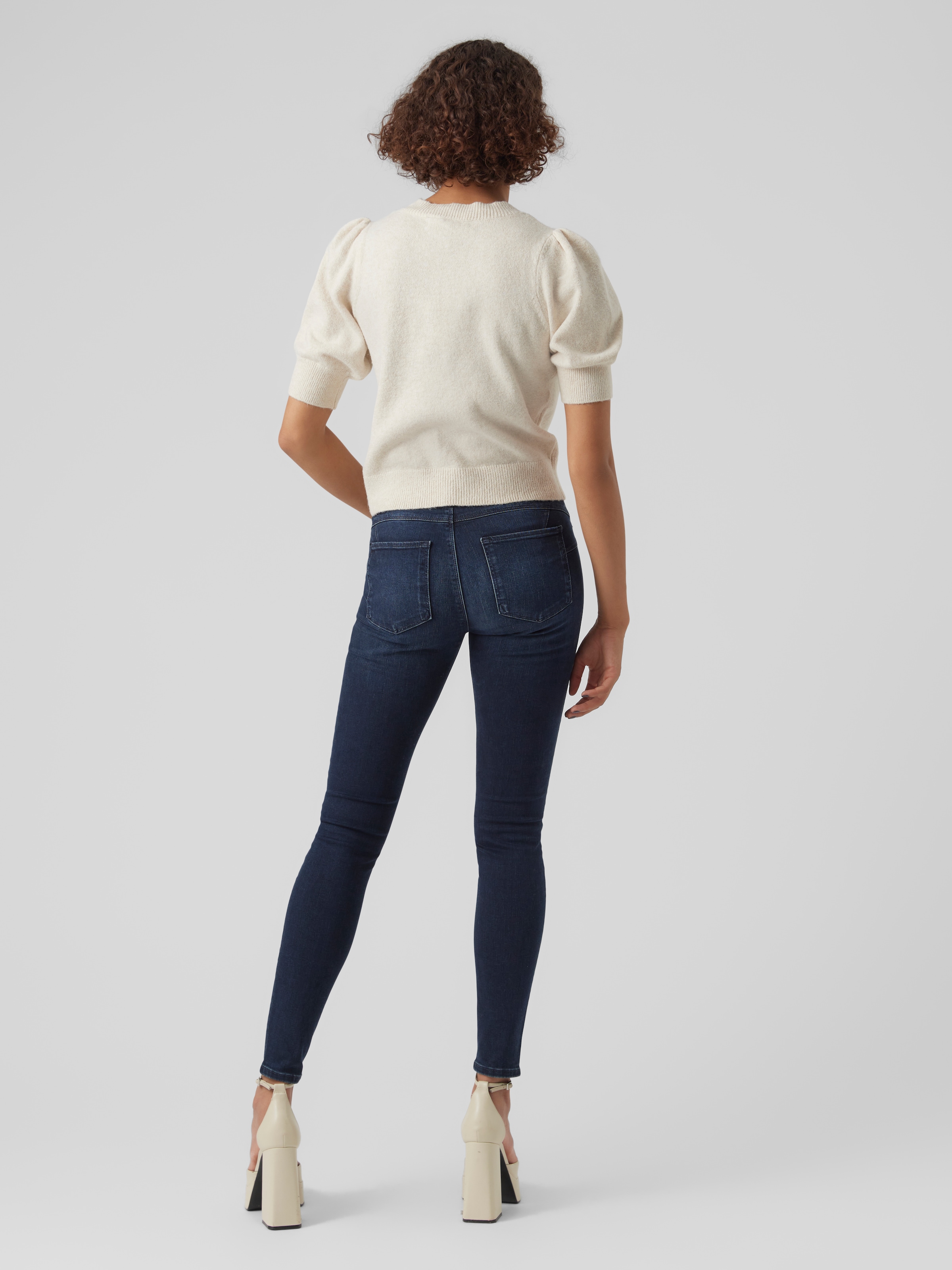 Vero Moda »VMDOFFY 2/4 O-NECK PULLOVER GA NOOS« mit kurzen Puffärmeln