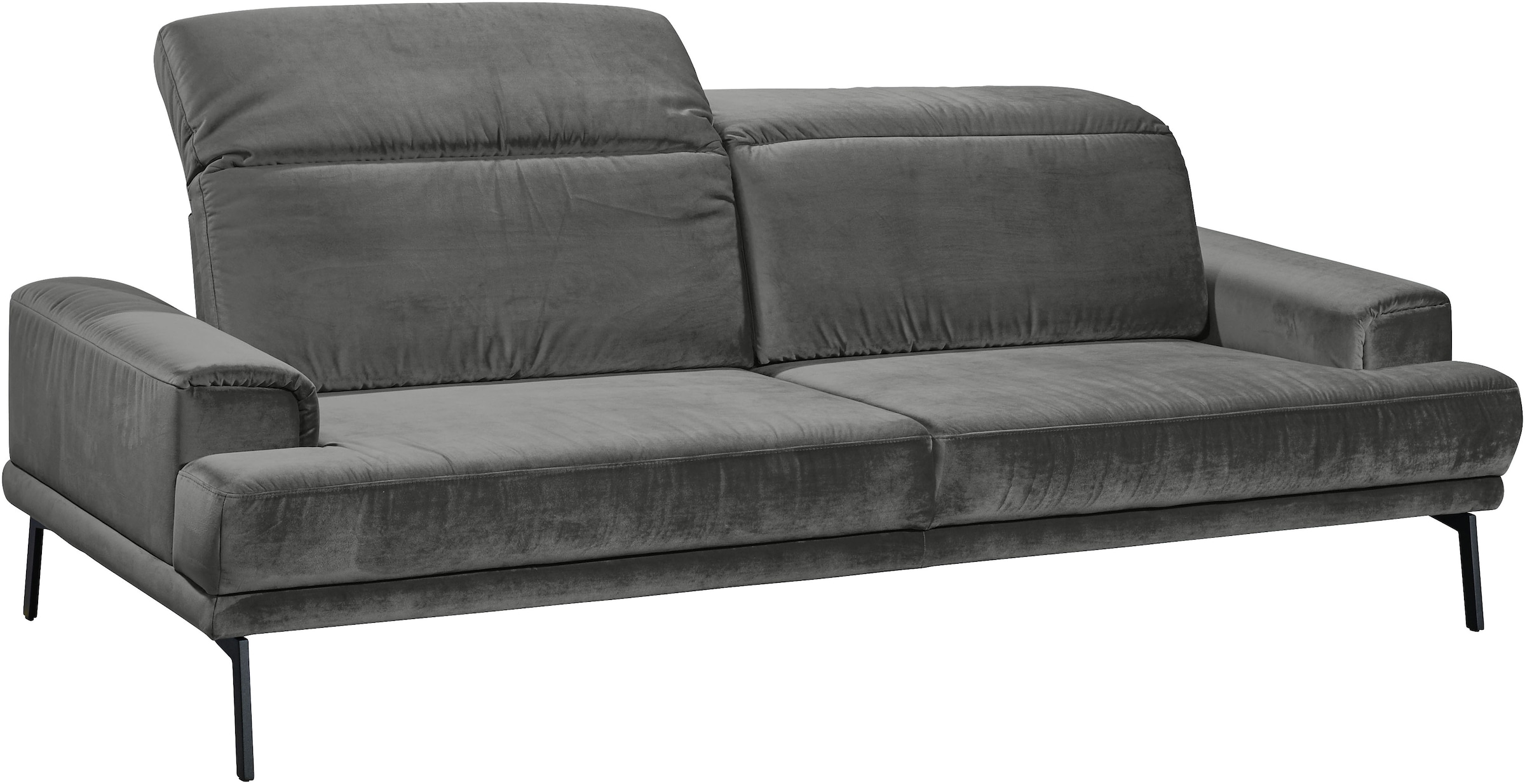 Musterring 3-Sitzer »MR 4580«, inkl. Kopf- und Sitztiefenverstellung, Fuß schwarz, B228 x T103 cm