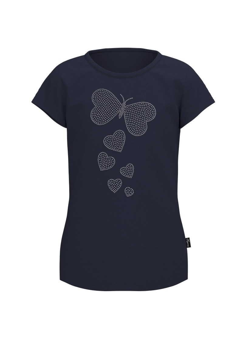 Trigema T-Shirt »TRIGEMA T Shirt mit Strass Motiv "Schmetterling"« 1