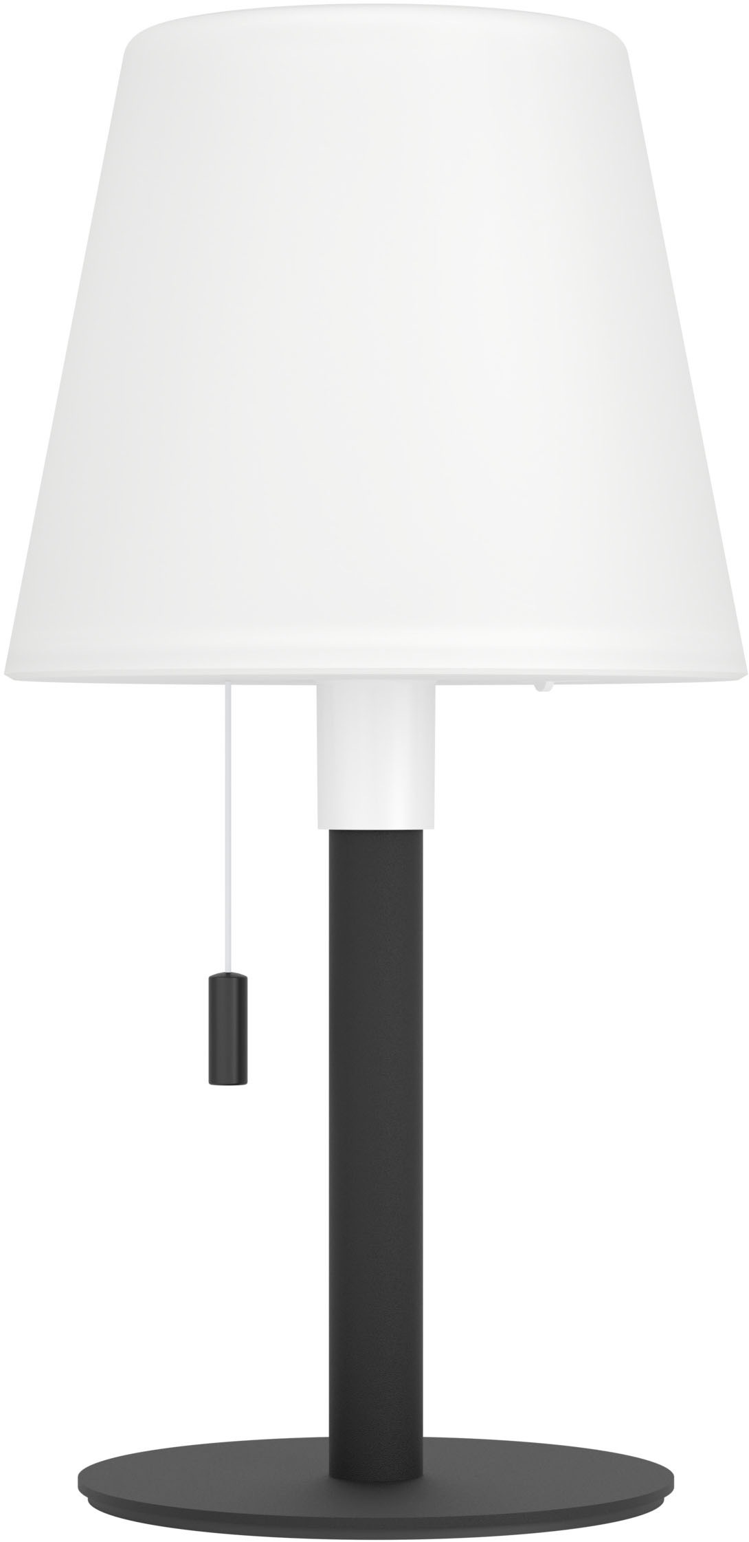 EGLO Tischleuchte »MONTAPALMA Tischlampe - Stahl - SOLAR-LED - 2,2W - IP54« LED-Modul 1 Stk. RGB | Warmweiß Akku Tischleuchte, Außentischleuchte, Gartenlampe, H30 x Ø15 cm