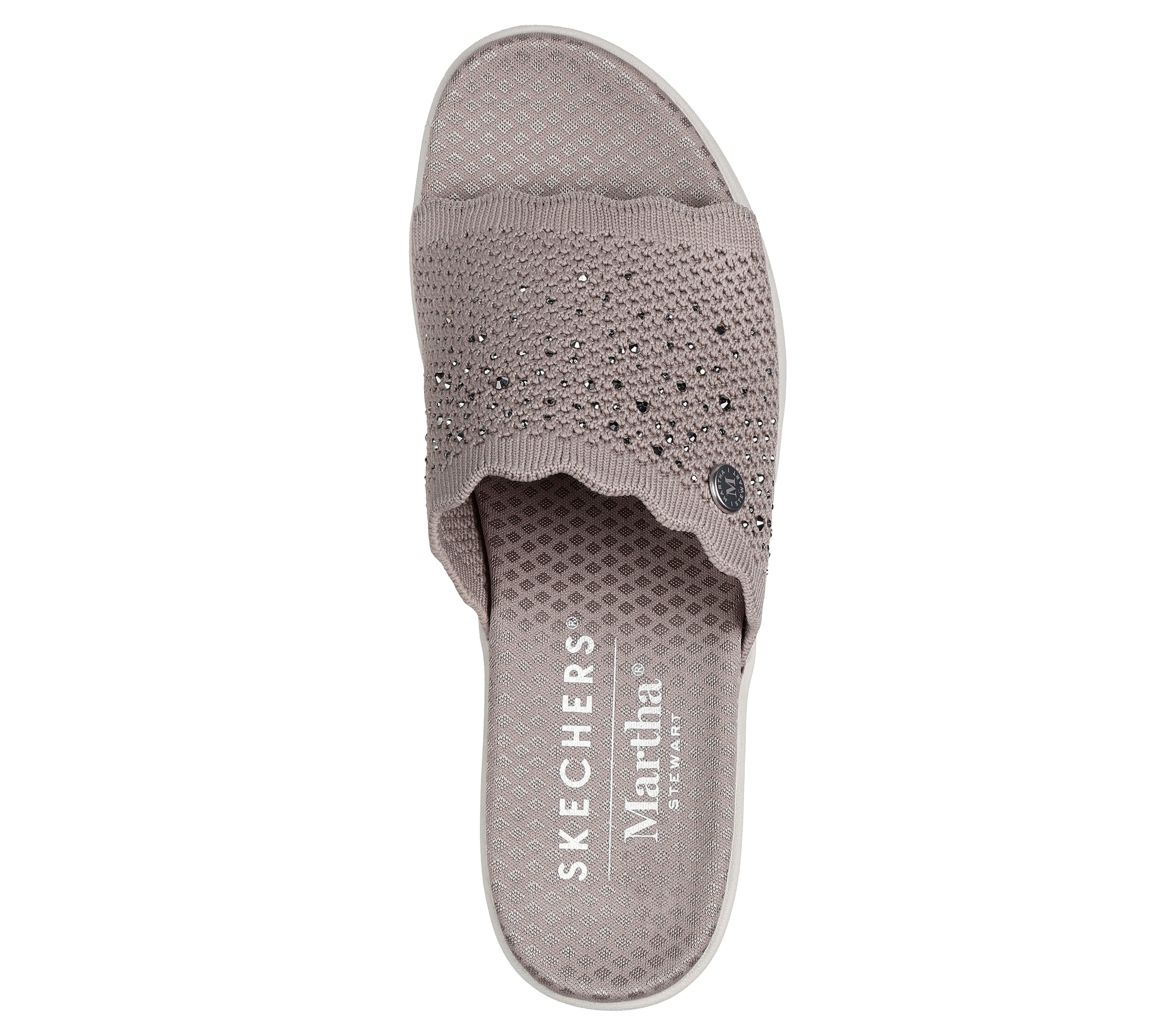 Skechers Pantolette »PIER-LITE-LIGHT ESSENCE«  Sommerschuh, Strandschuh mit Luxe Foam und Glitzerdetails