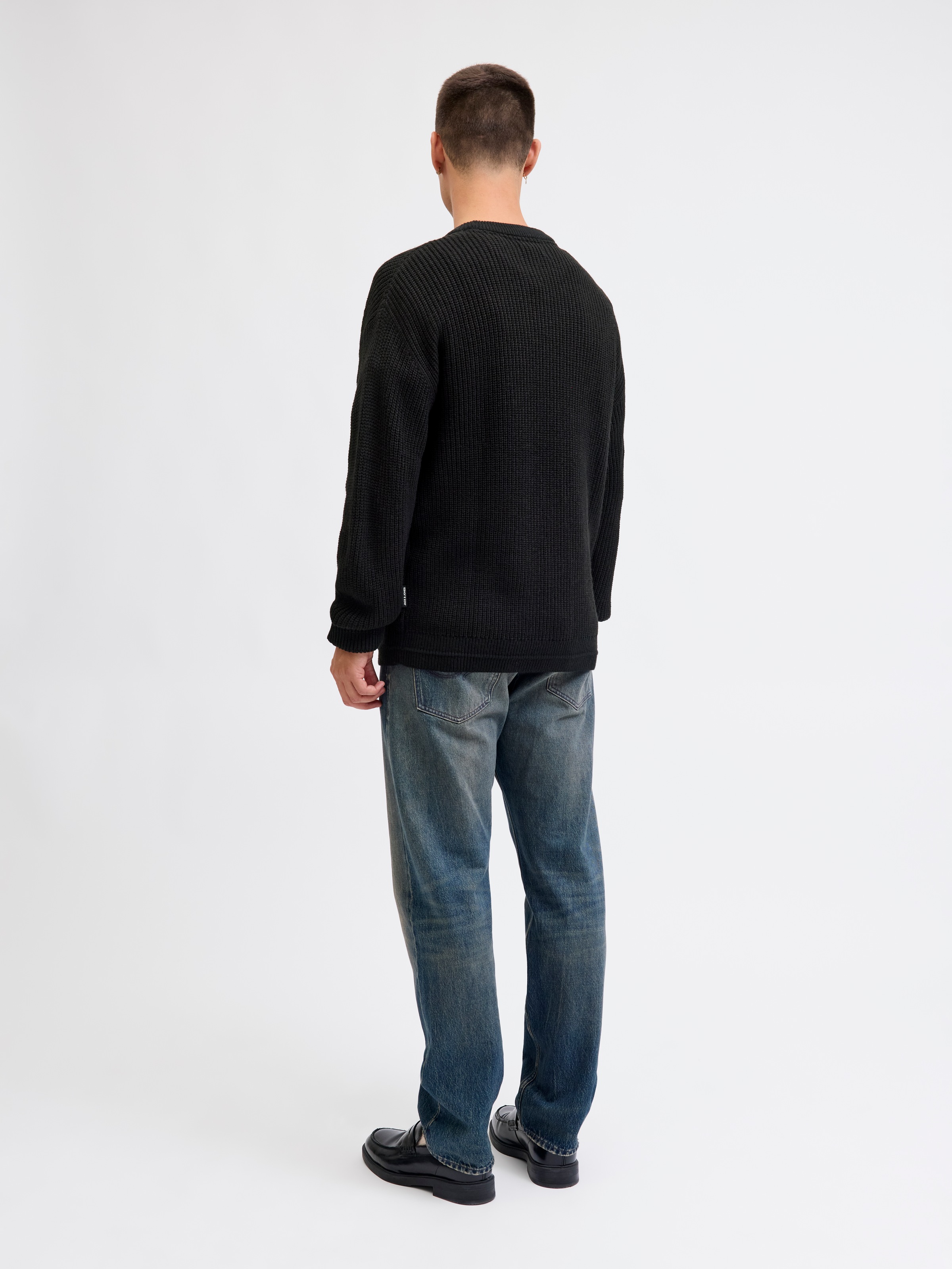 Jack & Jones Rundhalspullover »JJKAITO KNIT CREW NECK BF«