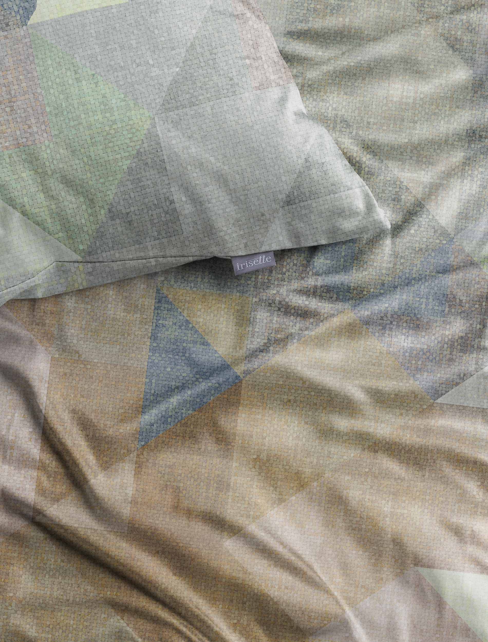 Irisette Bettwäsche »Wave 8716« 2 Mako-Satin, anschmiegsam und atmungsaktiv, Ganzjahresqualität