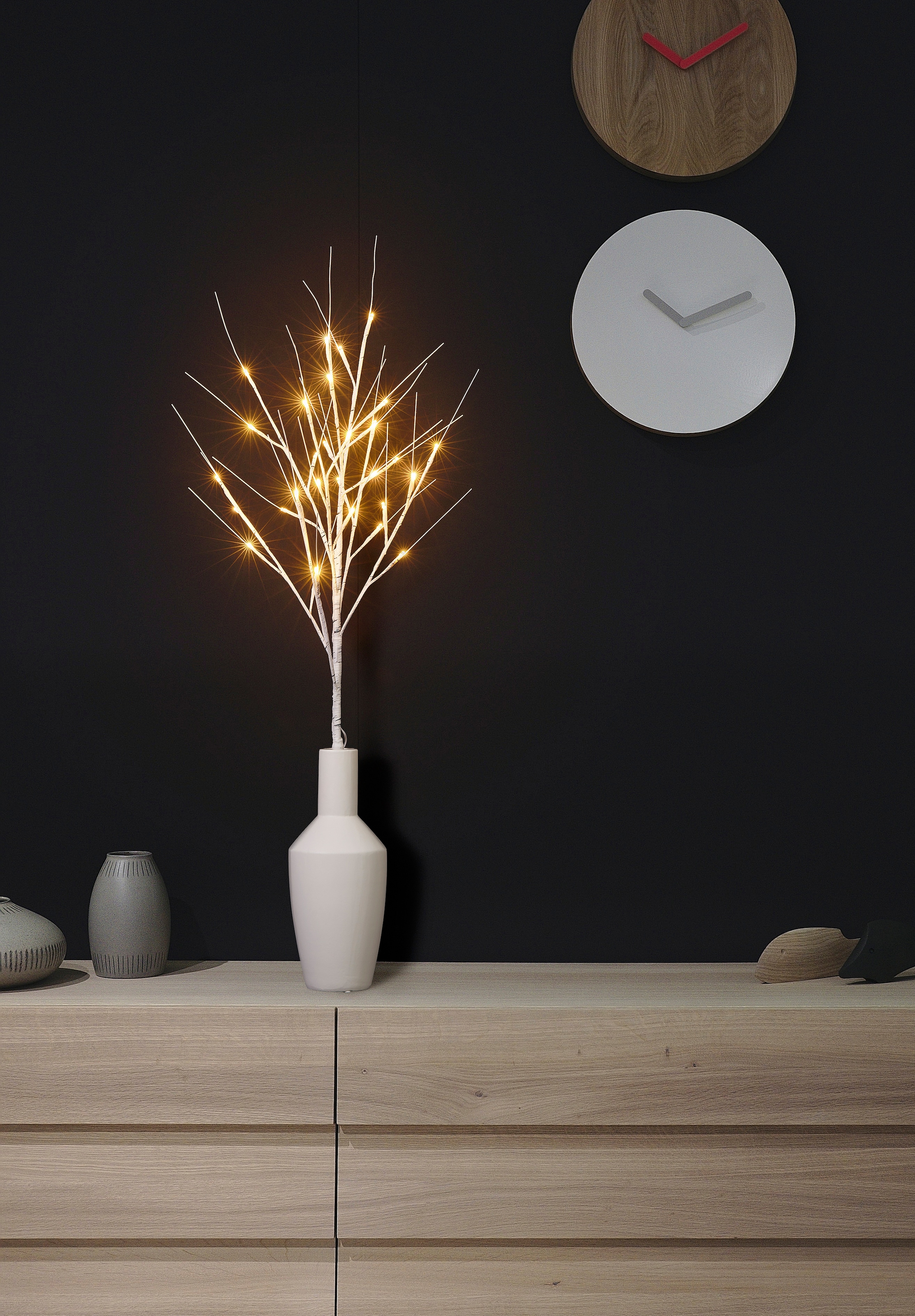 Sträucher Baum mit »Weihnachtsdeko«, 3 Höhe BONETTI XXL LED Birkenoptik, 80 Jahren online Garantie in 3 cm kaufen Beleuchtete Deko- flammig-flammig, 96 | je