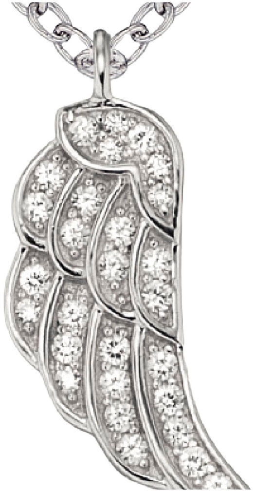 Engelsrufer Ohrring und Ketten Set »Multipack Schmuck Geschenk, FLÜGEL, ERMT-LILWING-ZI«, (Set, 4 tlg.), mit Zirkonia (synth.)
