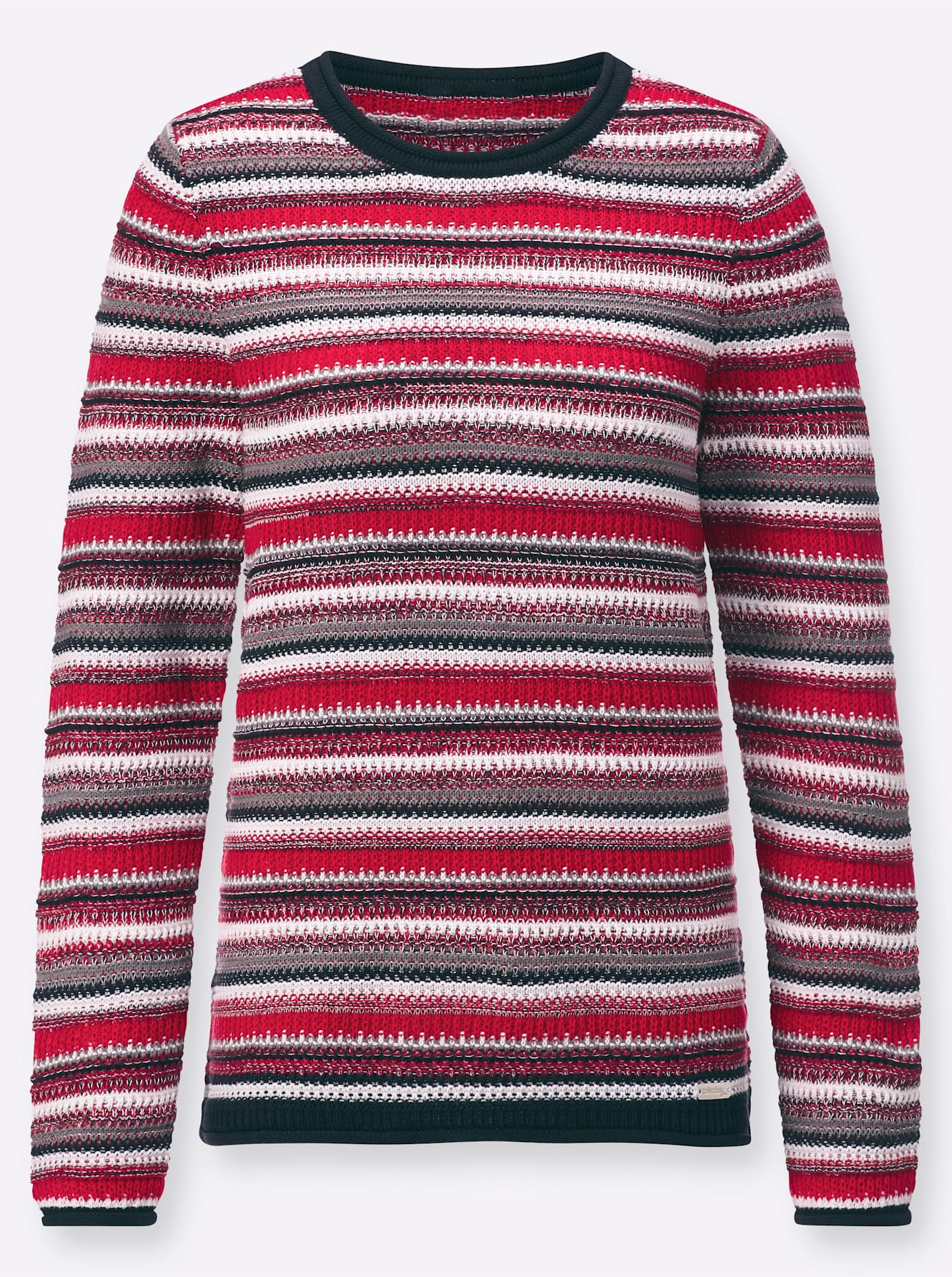 Casual Looks Strickpullover »Streifenpullover«