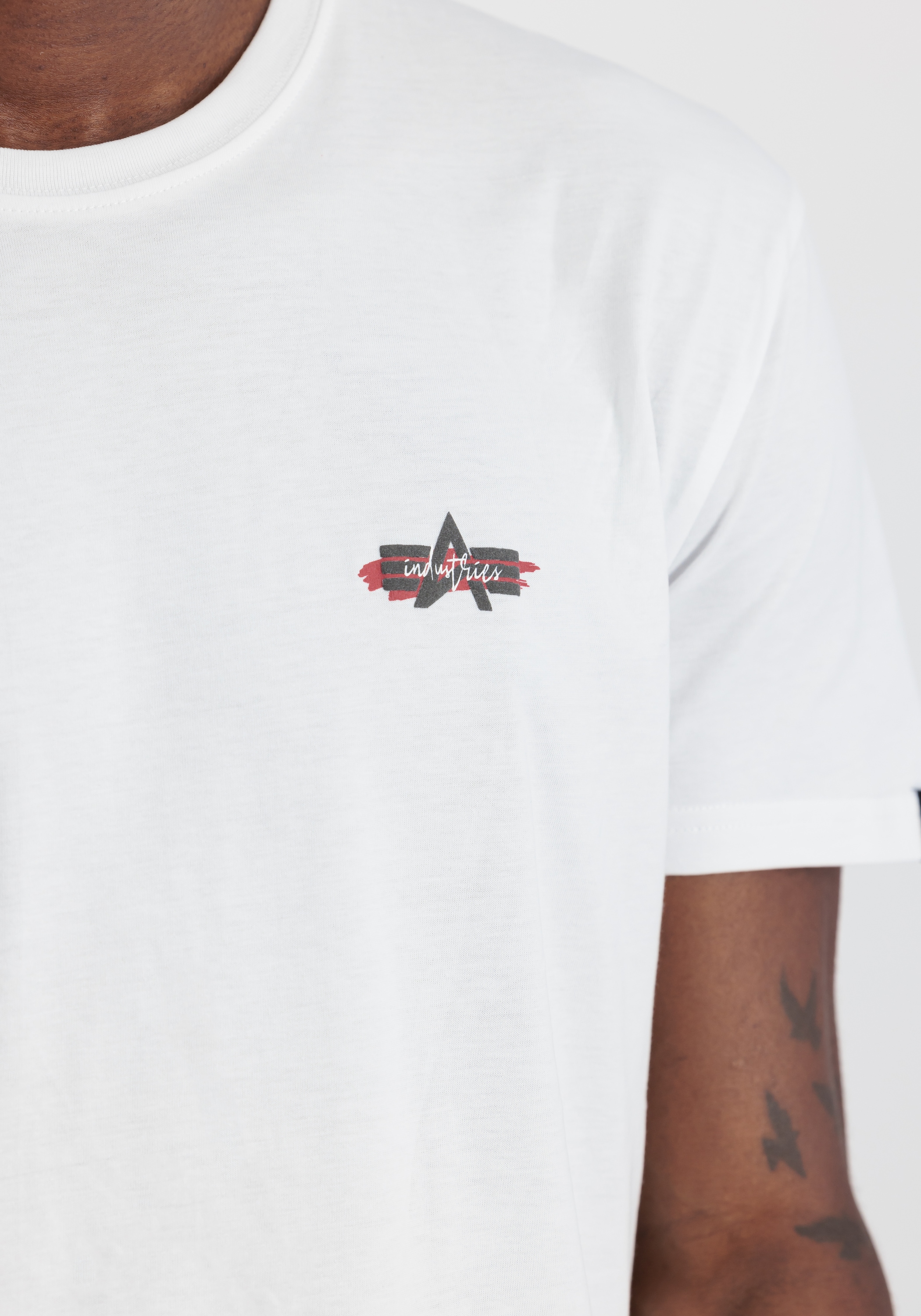 Alpha Industries T-Shirt »Alpha Industries Men - T-Shirts Signature Puff Print BP T«