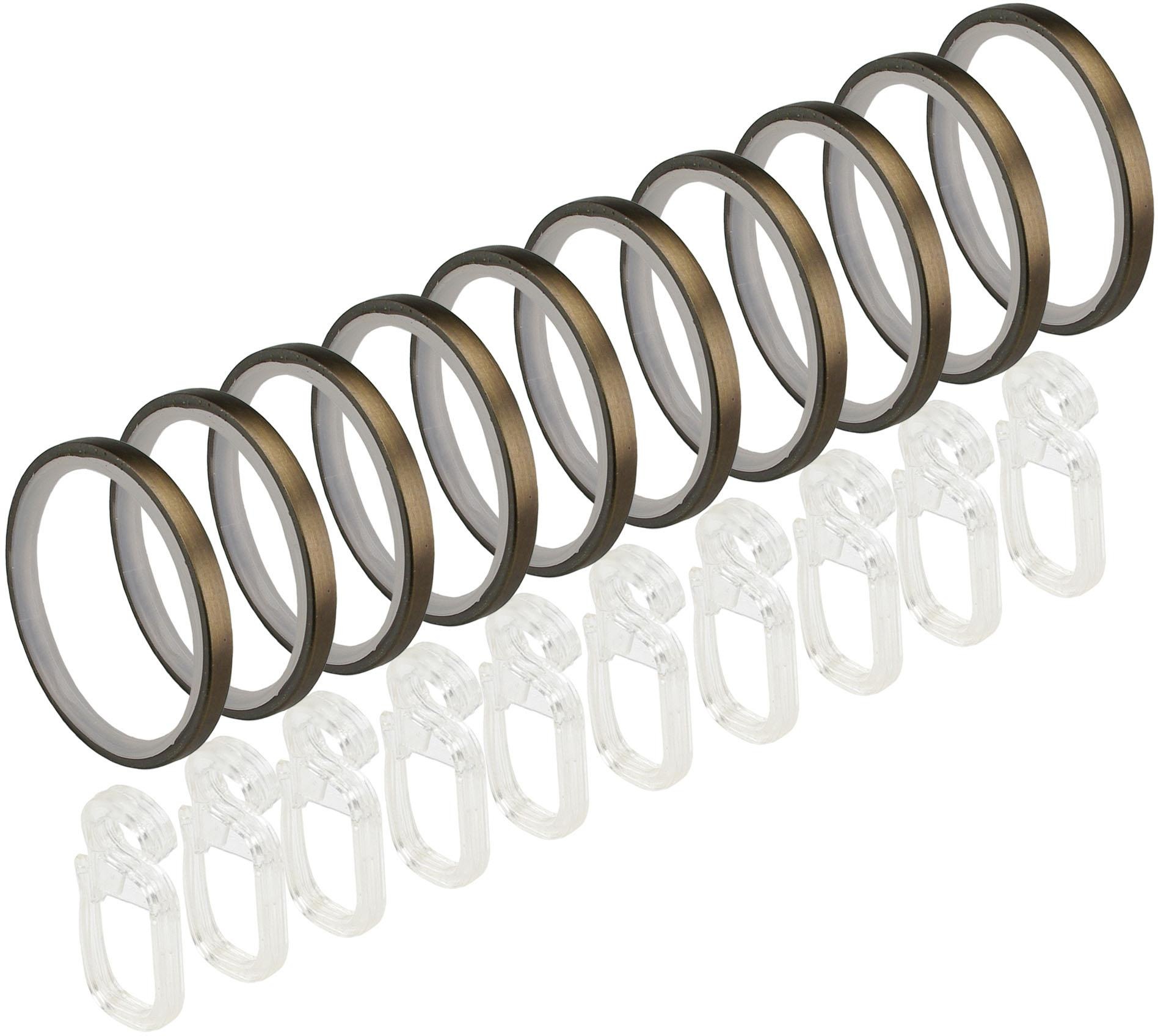Liedeco Gardinenstange »CELKUGEL01SG2L« Ø 25 mm 2 läufig-läufig Fixmaß 2-läufig im Fixmaß Ø 25/20 mm