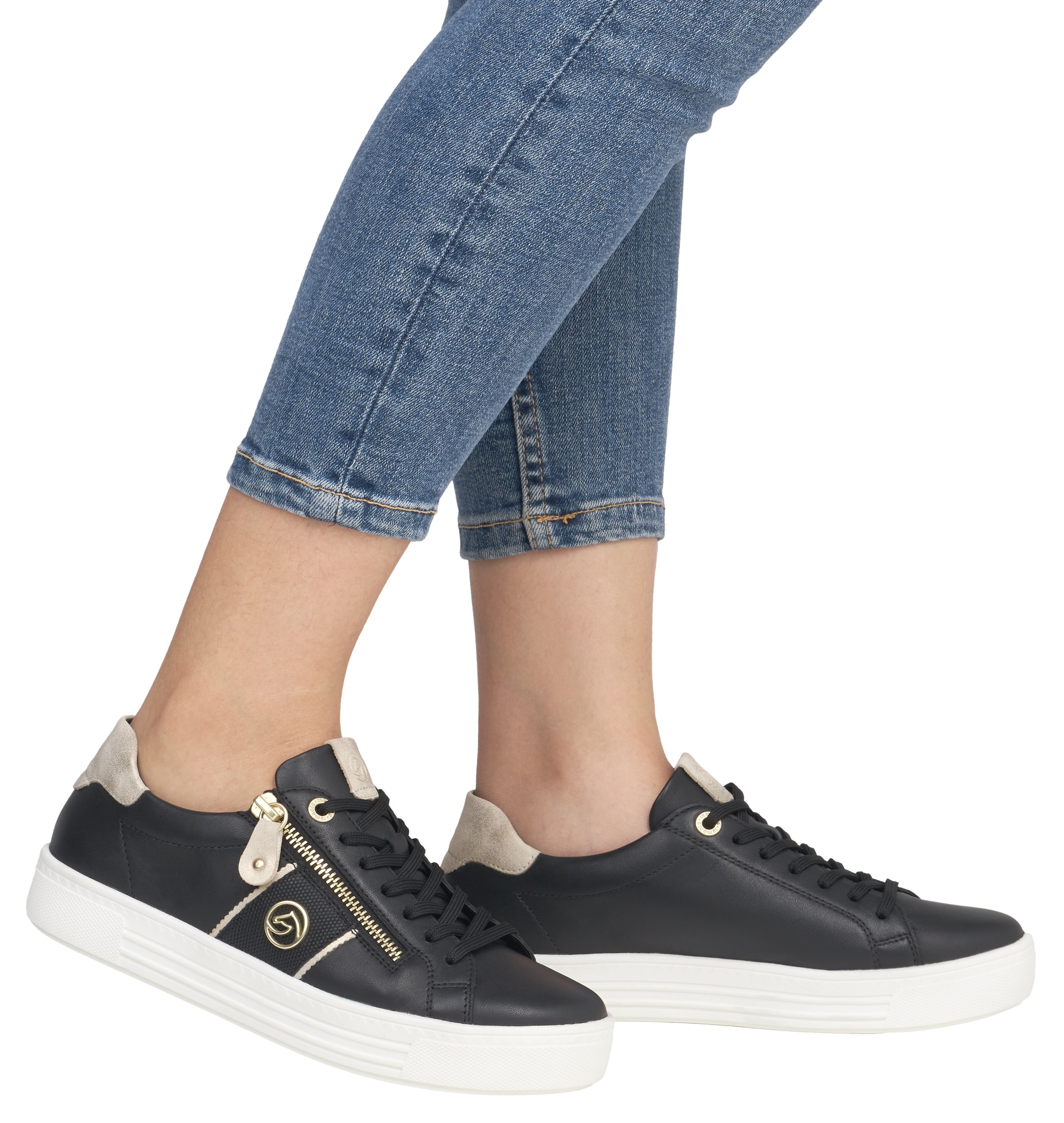 Remonte Plateausneaker, Feizeitschuh, Halbschuh, Schnürer, herausnehmbare Soft-Einlage