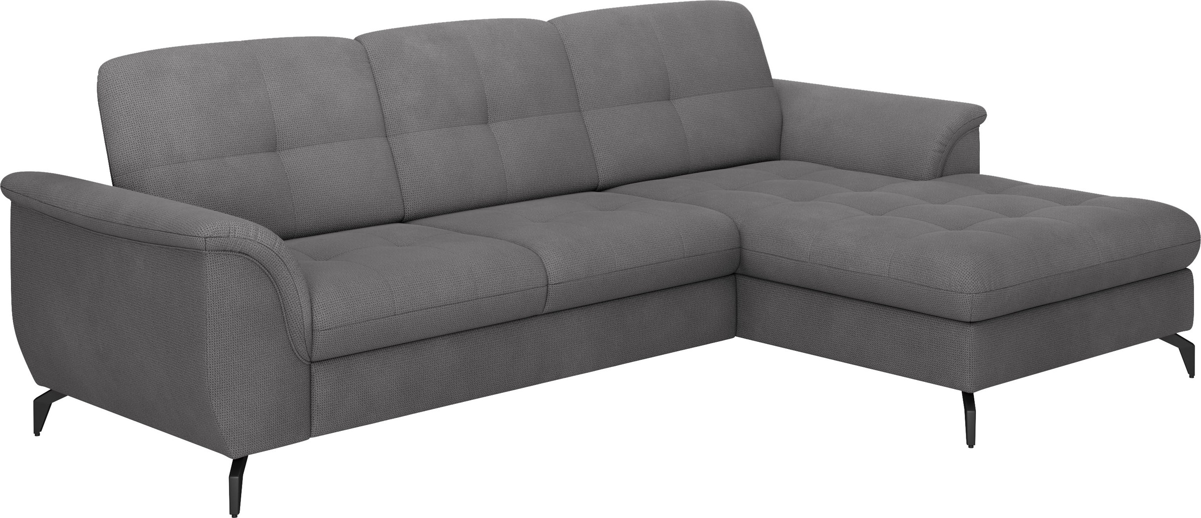 sit&more Ecksofa »Zora L-Form«, wahlweise mit Bettfunktion und Bettkasten