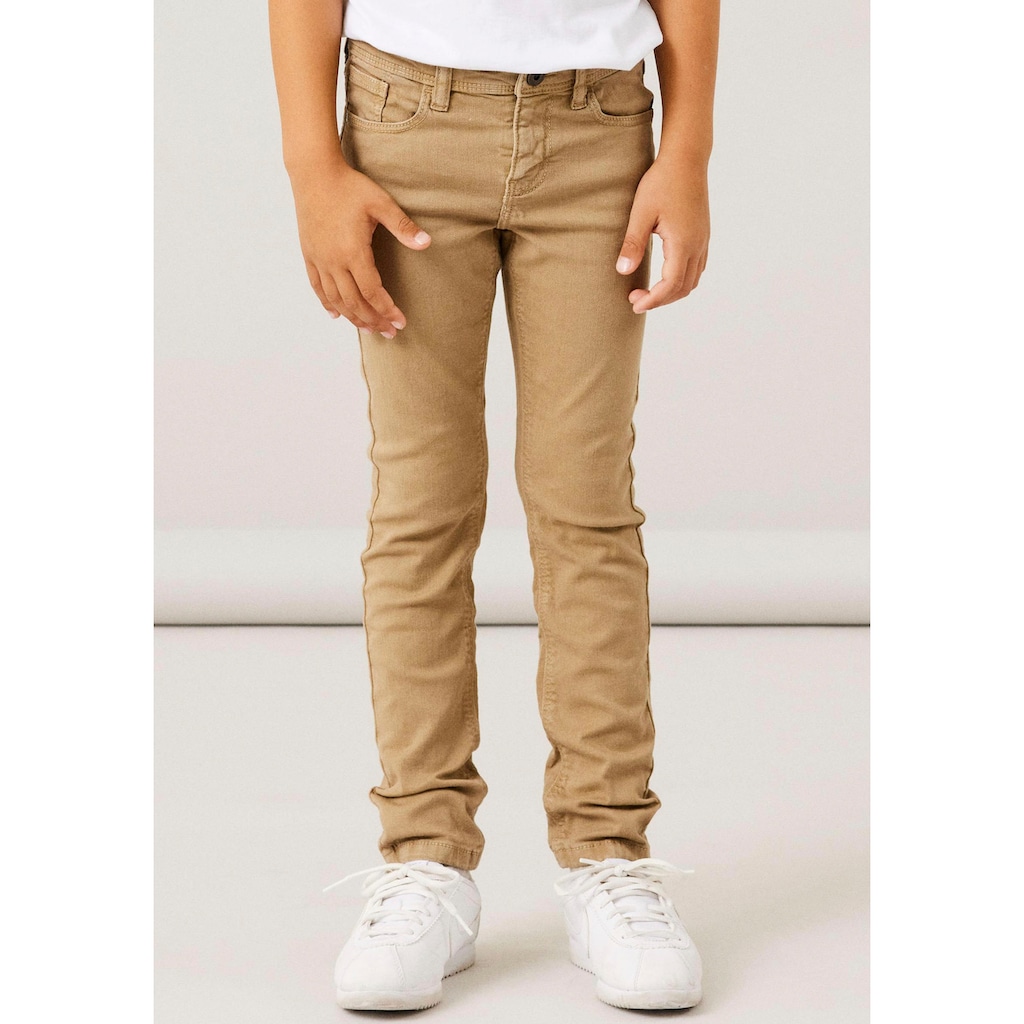 Name It Röhrenhose »NKMTHEO XSLIM TWI PANT 1111-TP NOOS«