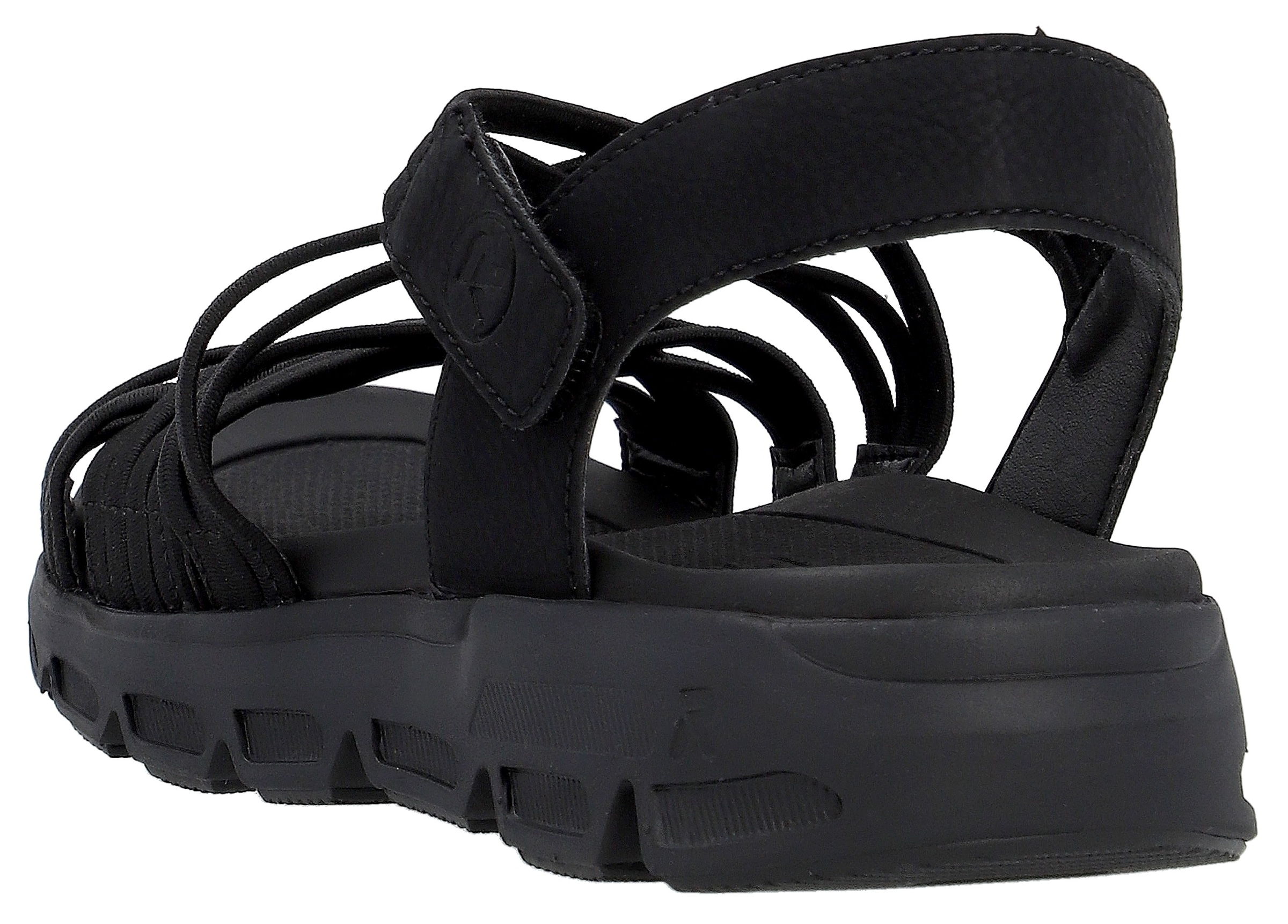 Rieker EVOLUTION Sandale, Sommerschuh, Sandalette, mit Stretchriemchen und Klettverschluss