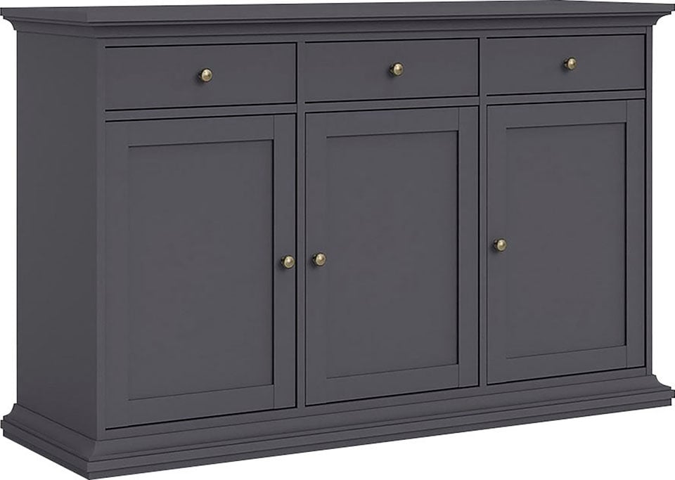 Home affaire Kommode »Paris«, mit vielen Staurammöglichkeiten und einer Rahmenoptik, Breite 143,7 cm