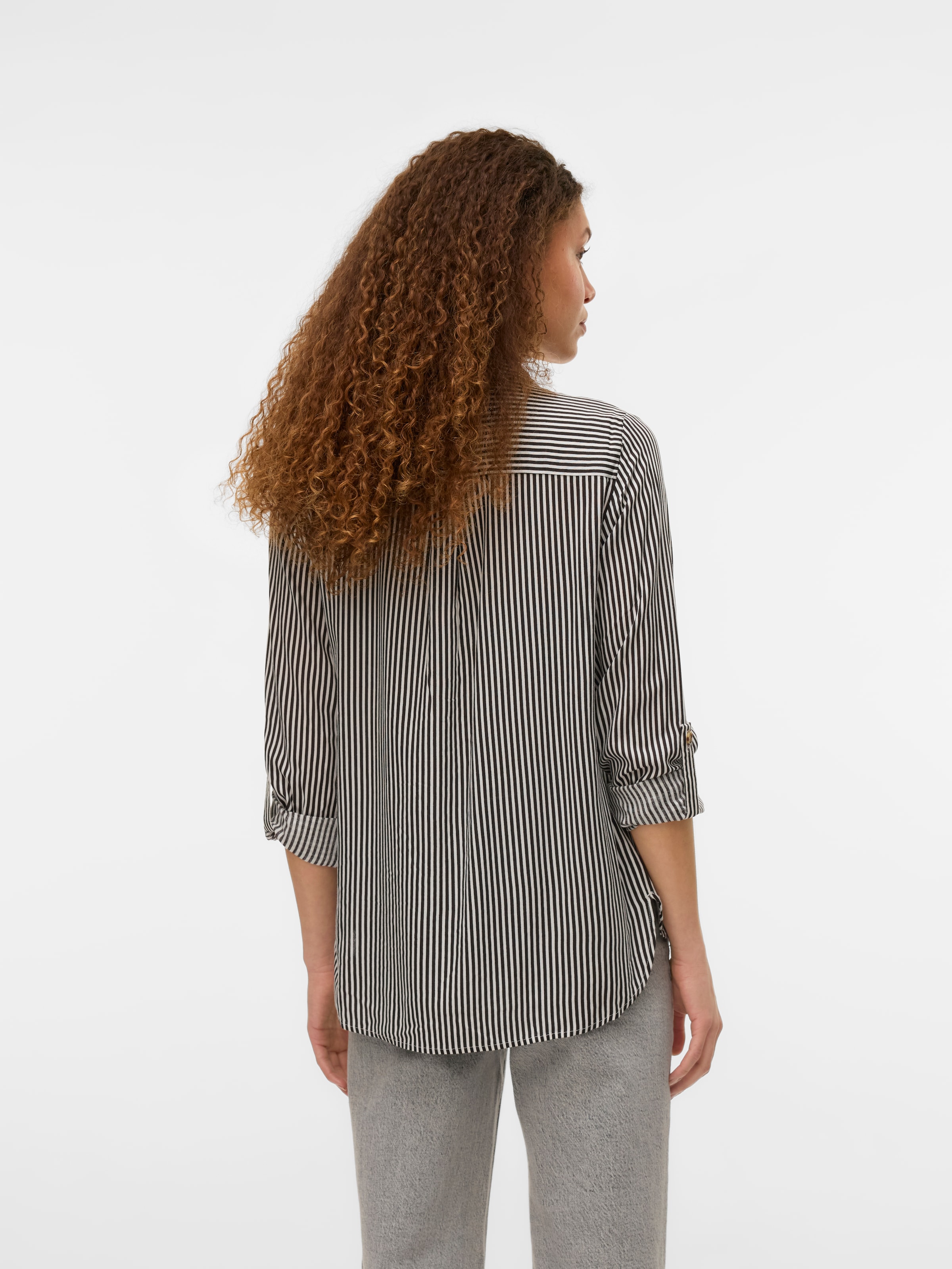 Vero Moda Hemdbluse »VMBUMPY L/S SHIRT NEW WVN GA NOOS« Viskose, regular fit