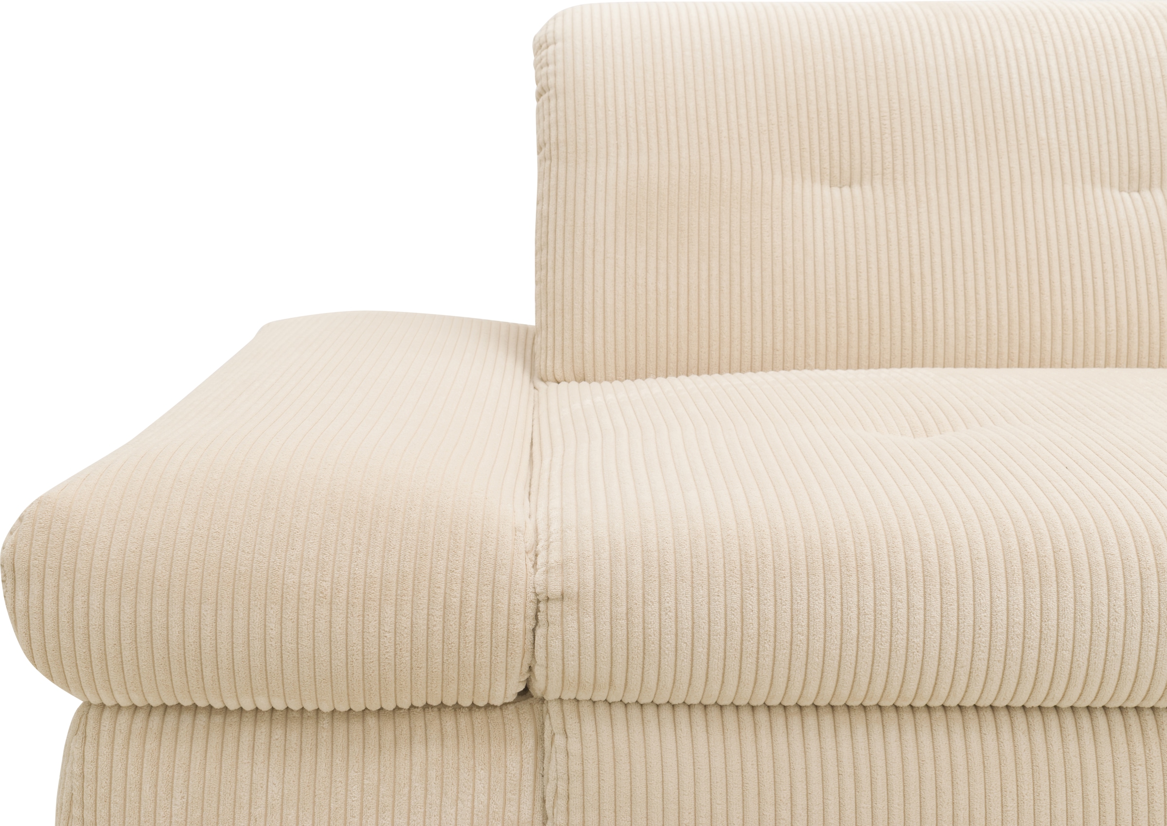 DOMO collection Ecksofa »Moric B/T/H 300/172/80 cm, auch in Cord, L-Form«, XXL-Format, wahlweise auch mit Bettfunktion und Armverstellung