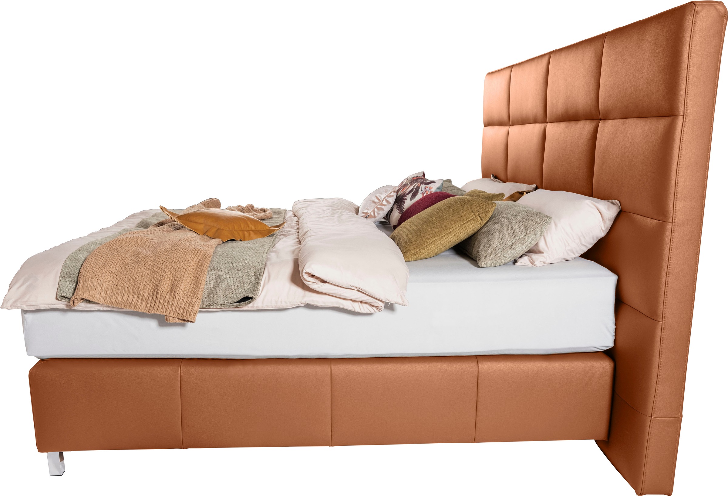alina Boxspringbett »Paige« hohes Kopfteil, in unterschiedlichen Ausführungen erhältlich