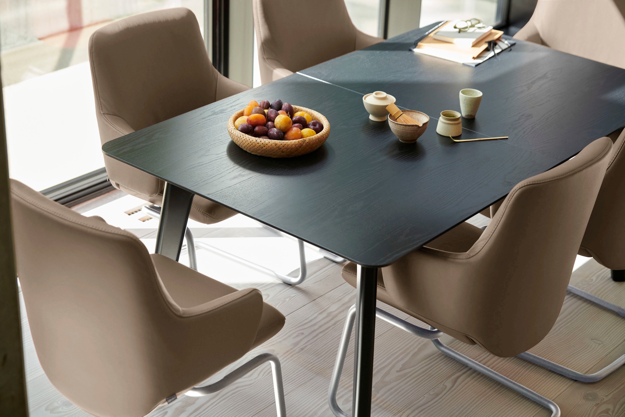 Stressless® Polsterstuhl »Laurel«, Leder PALOMA, Low Back mit Armlehne, Größe L, mit Beinen aus Stahl in Chrom glänzend