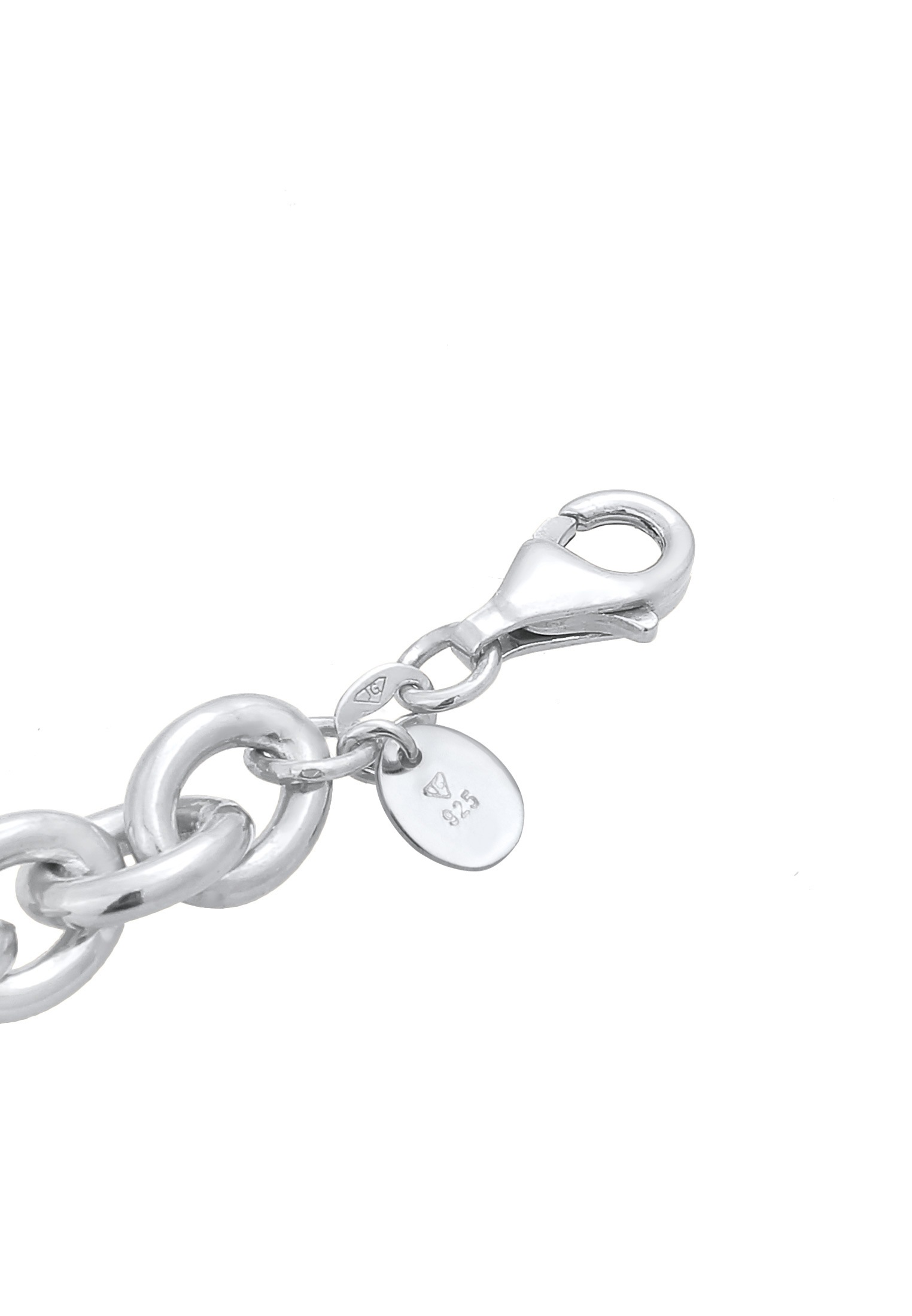 Elli Premium Armkette »Armband Grobe Ankerkette Rolokette Elegant 925 Silber«