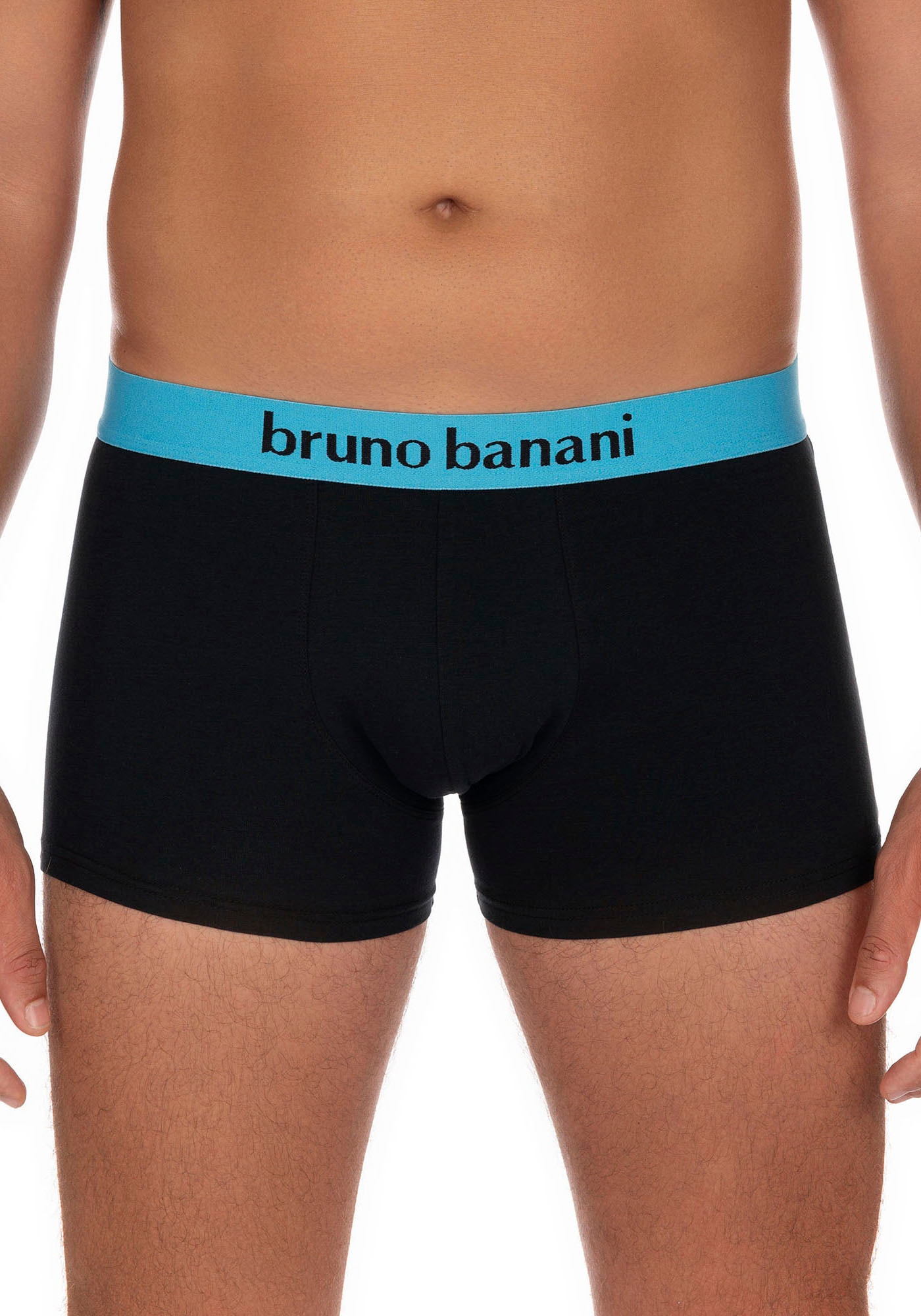 Bruno Banani Boxer, (2er Pack), mit kontrastreichem Logobund