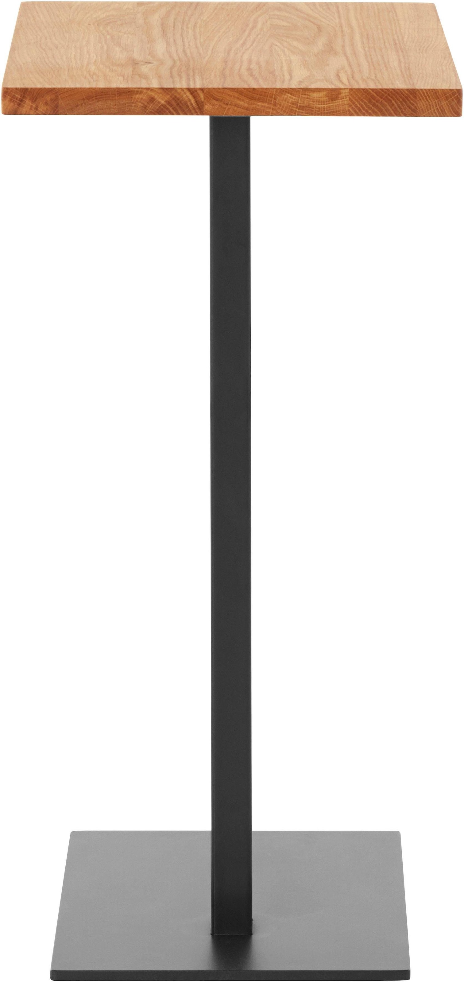 andas Beistelltisch »Coprosa« Maße (B/T/H): 32/43/65 cm,  aus Eichenholz, FSC® zertifiziert, stabiles Metallgestell, Höhe 65 cm