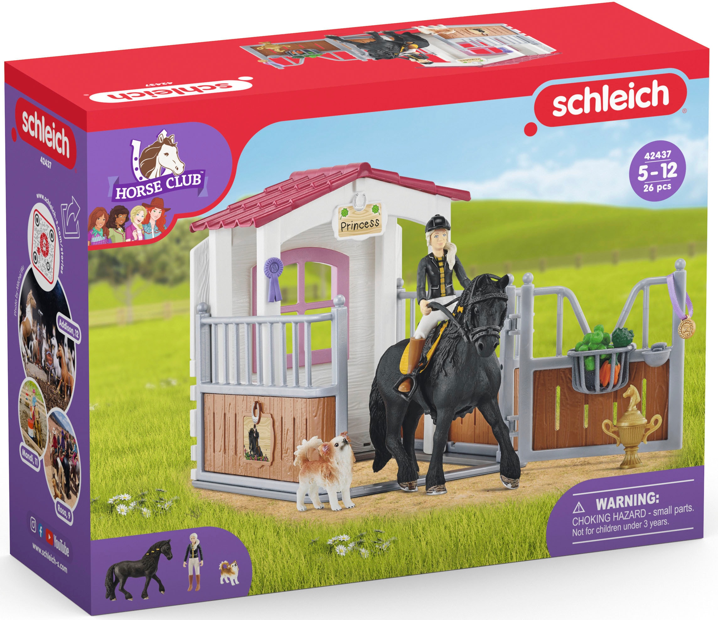 Schleich® Spielfigur »HORSE CLUB, Tori und Princess (42437)«, Made in Europe