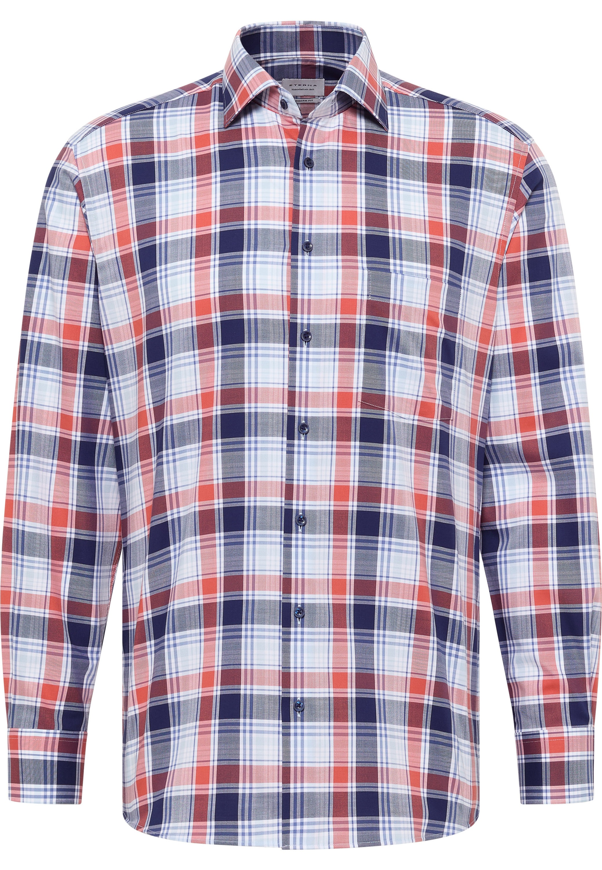 Eterna Langarmhemd »MODERN FIT«, NON IRON (bügelfrei)