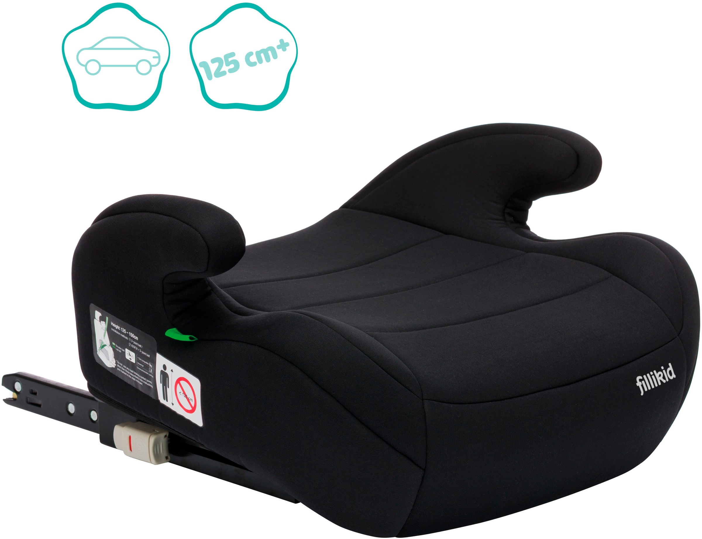 Fillikid Kindersitzerhöhung »Flow Fix mit Isofix«
