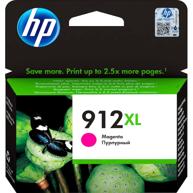 »912XL«, 3 St.), ➥ HP magenta XL XXL Jahre | Garantie Tintenpatrone UNIVERSAL (1 912 original Druckerpatrone