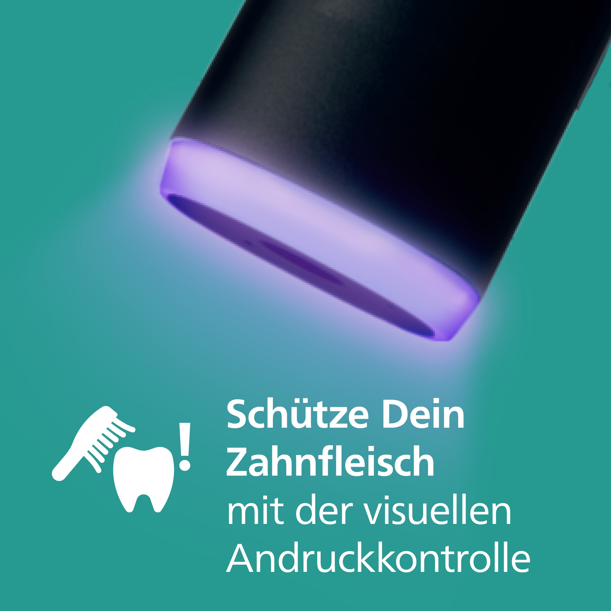 Philips Sonicare Elektrische Zahnbürste »Series 7100 HX7423/08«, 4 St. Aufsteckbürsten, mit visueller Andruckkontrolle, 4 Putzmodi und 3 Intensitätsstufen