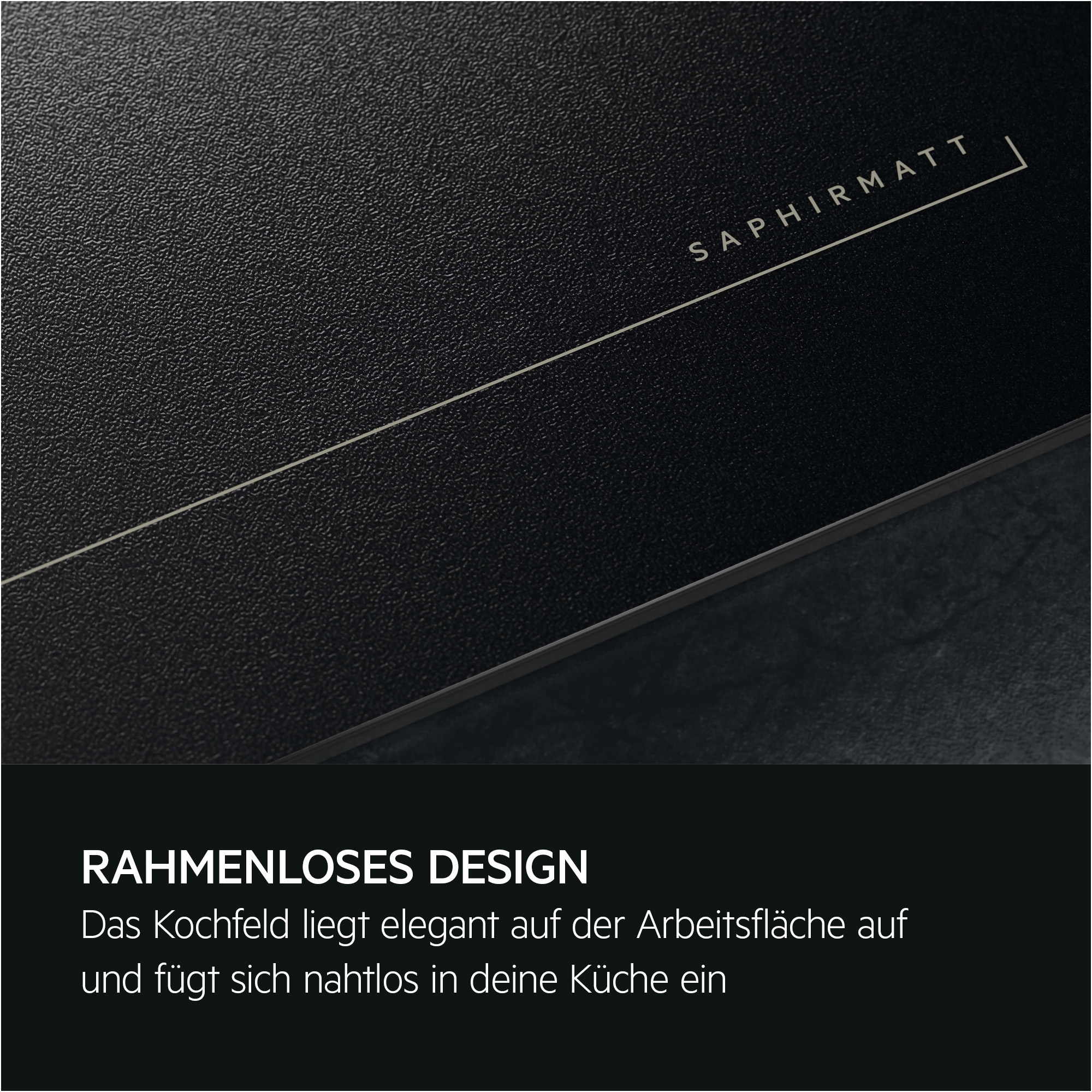 AEG Kochfeld mit Dunstabzug »TH84CB0BSZ« Bis zu 10x weniger sichtbare Kratzer – Made in Germany