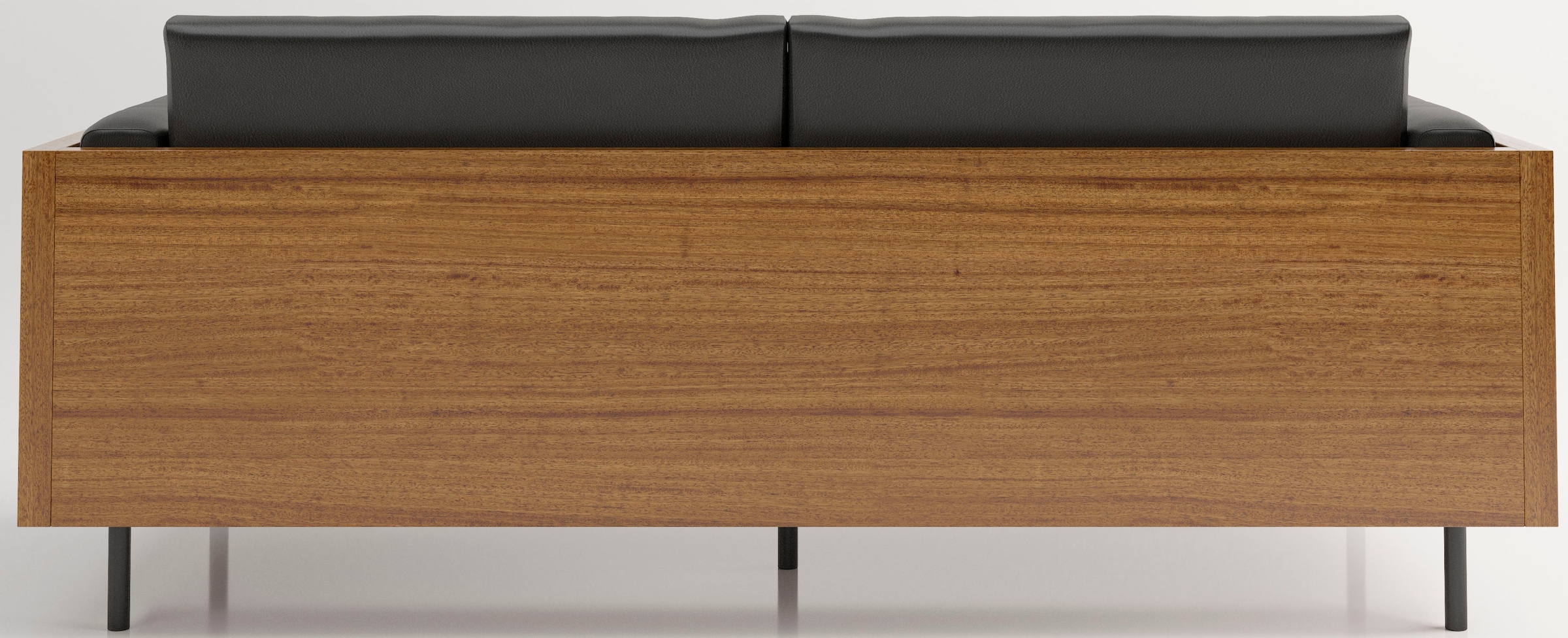 PLAYBOY 3-Sitzer »Shelby« Sitzschale aus Massivholz