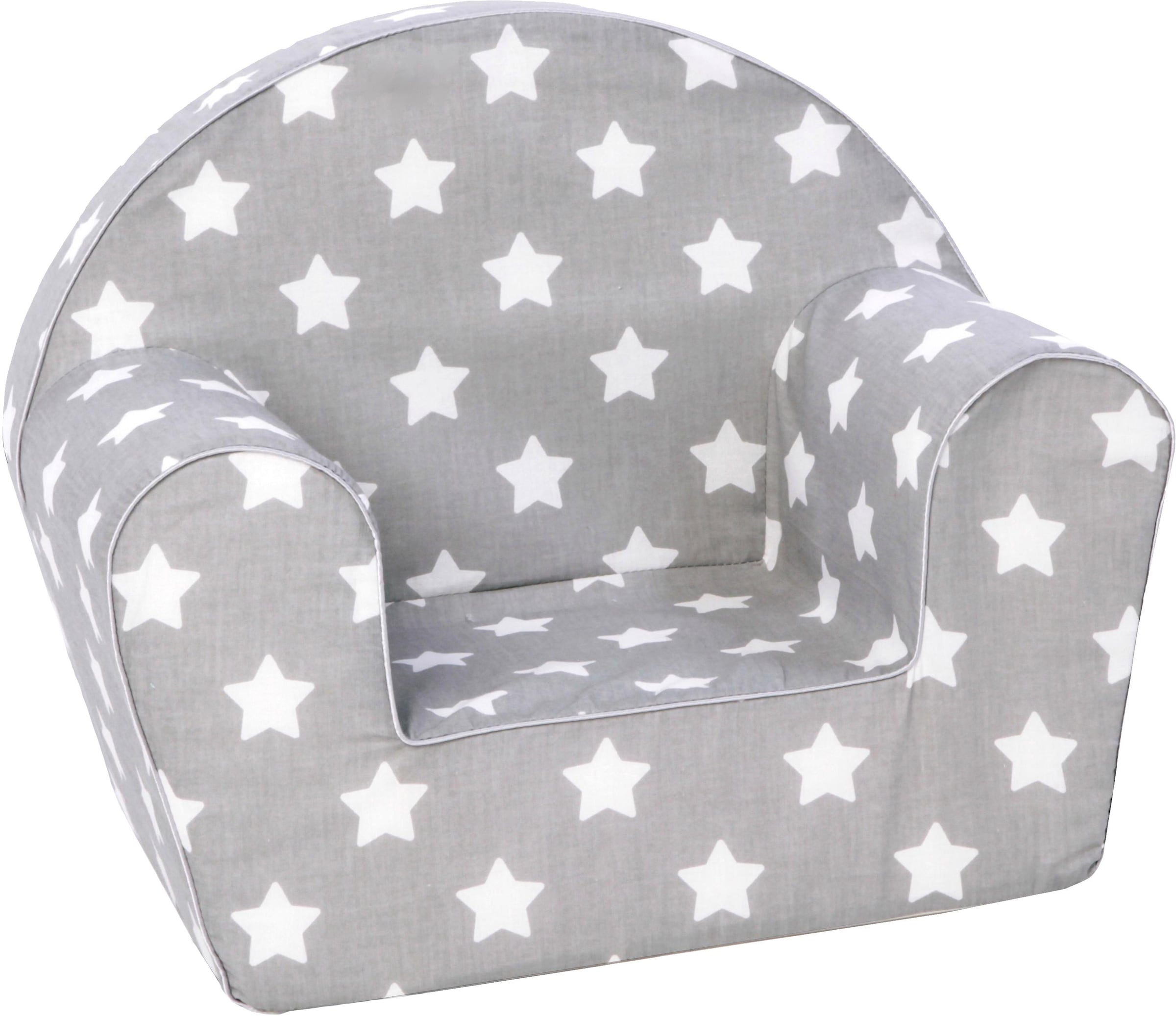 Knorrtoys® Sessel »Grey White Stars«, für Kinder; Made in Europe bei | Sitzsäcke