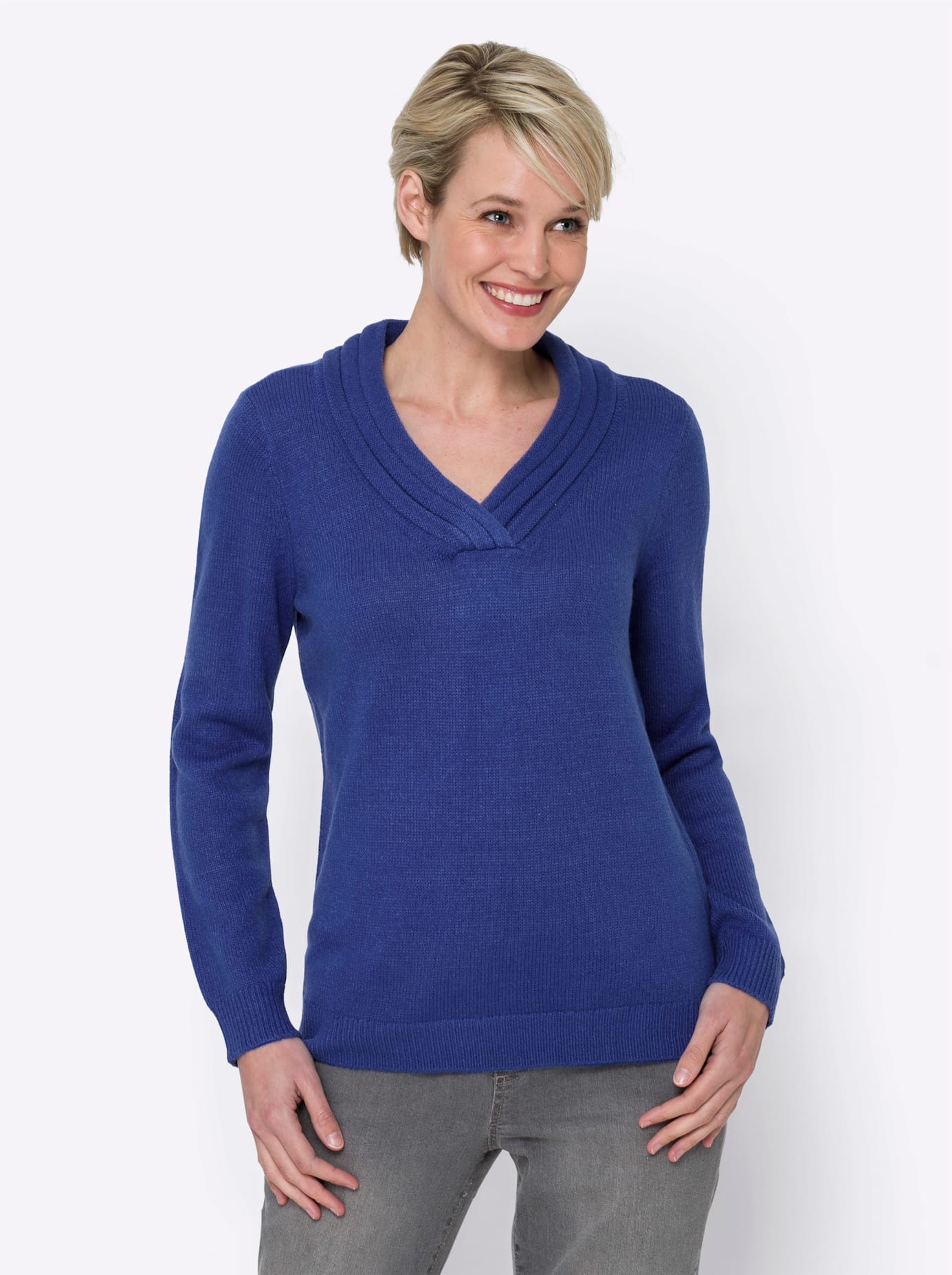 Classic Basics V-Ausschnitt-Pullover »Pullover«