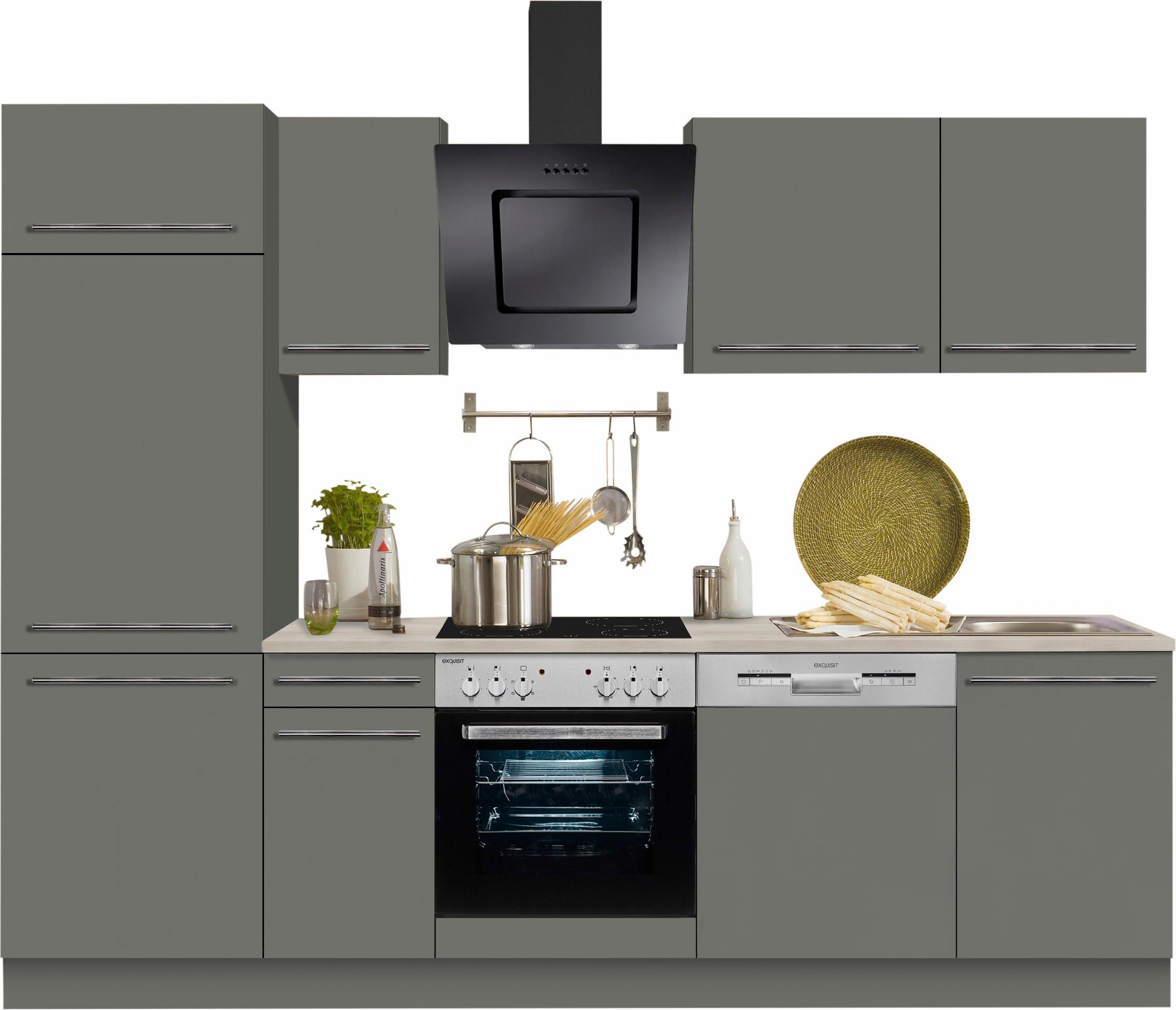 Breite Küchenzeile Geräten cm, gedämpfte E- 270 OPTIFIT mit Raten »Bern«, wahlweise Türen, auf kaufen