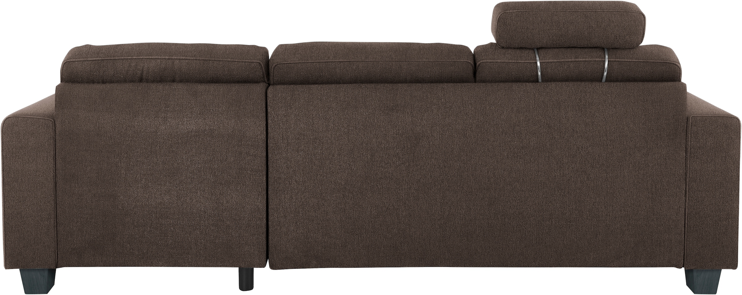 TRENDMANUFAKTUR Ecksofa »Chamber, zeitlos und modern, bequem mit hohem Sitzkomfort, L-Form«, inklusive einer Kopfstütze, wahlweise mit Schlaffunktion