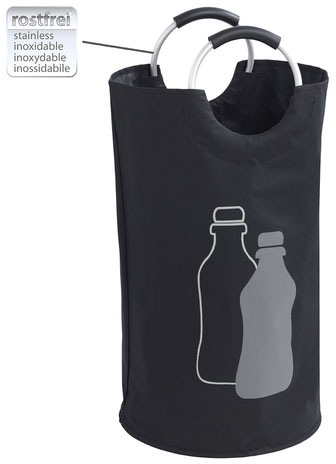 WENKO Flaschensammler »Jumbo«, (1 Polyestergewebe, 3 mit Multifunktionstasche, Liter 69 St.), Garantie Jahren XXL