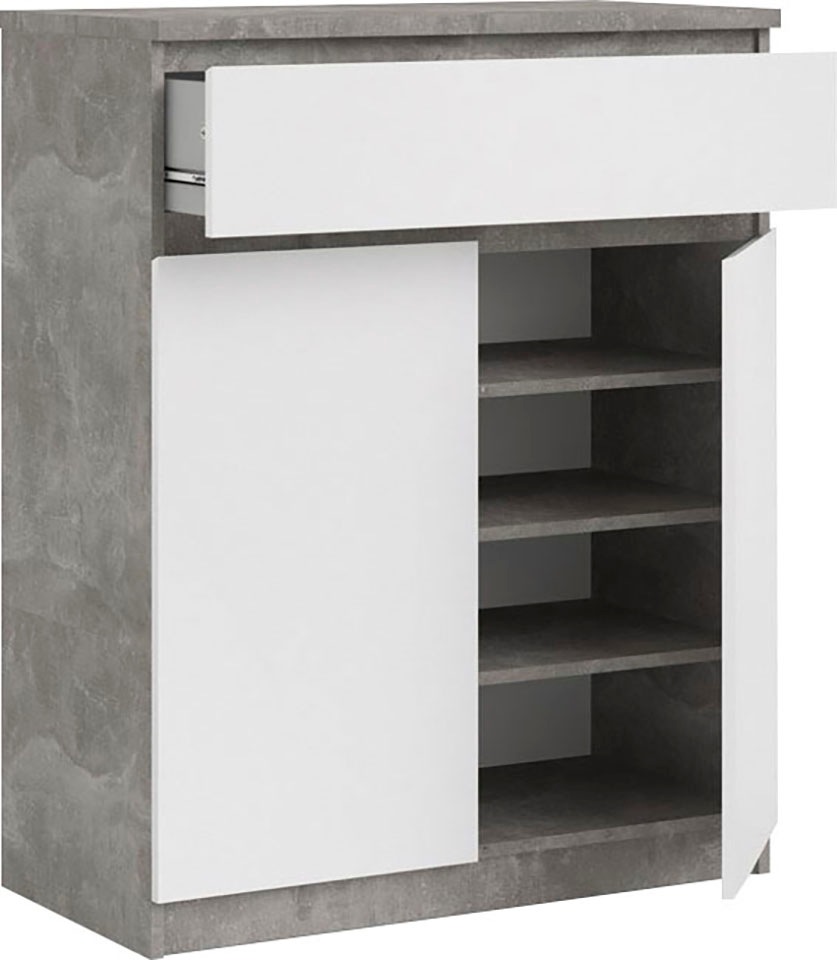 INOSIGN Kommode »Naia«, abgerundete Schubladenkanten auf Metallgleiter, Breite 80,2 cm