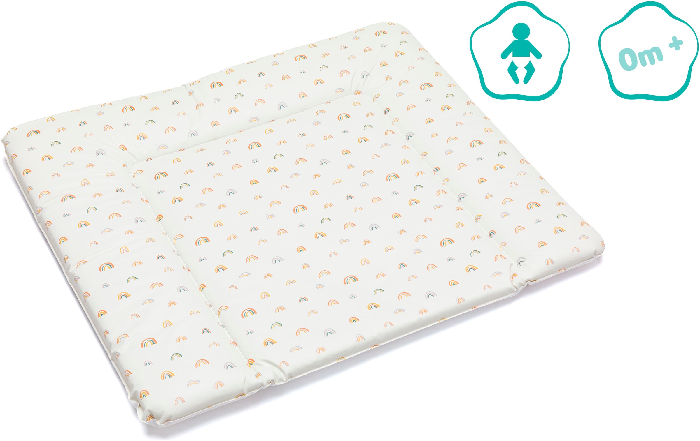 Fillikid Wickelauflage »Softy Large, Rainbow Beige«