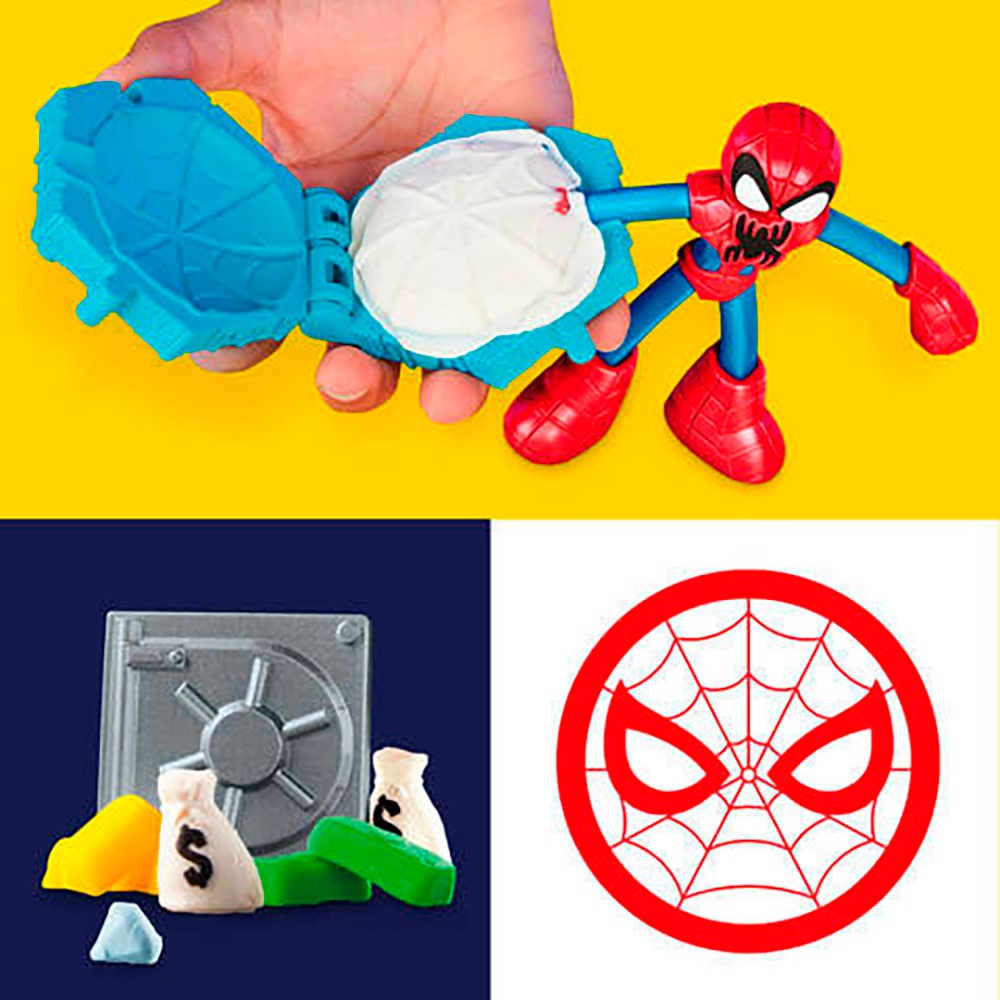 Hasbro Knete »Play-Doh Marvel, Spider-Man Netz-Action Knetset«