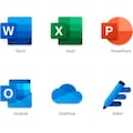 Microsoft Officeprogramm »original Microsoft 365 Family f. bis zu 6 Personen, Premium-Office-Apps, 6 TB OneDrive Cloudspeicher, 12 Monate, Product Key in Box«