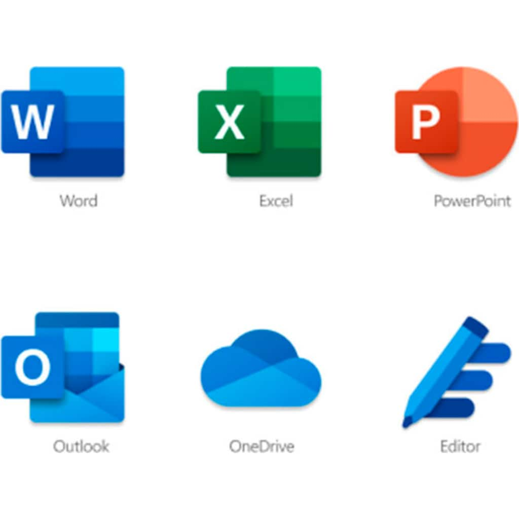 Microsoft Officeprogramm »original Microsoft 365 Family für bis zu 6 Personen«, Premium-Office-Apps, 6 TB OneDrive Cloudspeicher, Product Key in Box