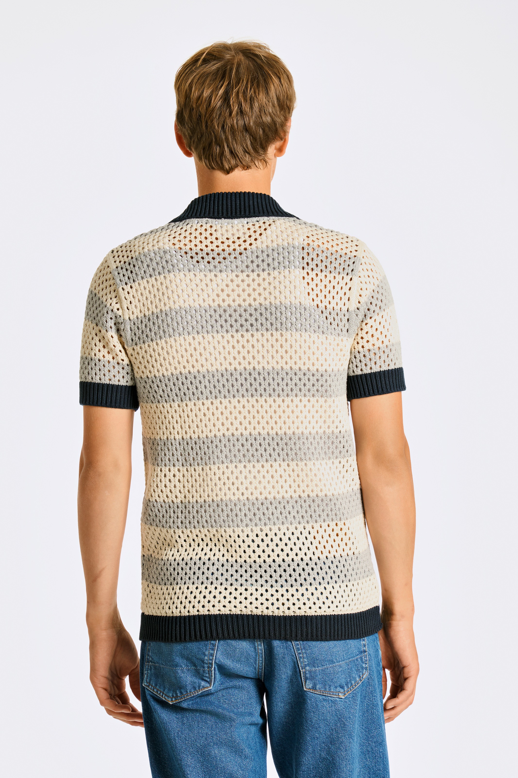 LINDBERGH Strickpullover, mit Streifenmuster