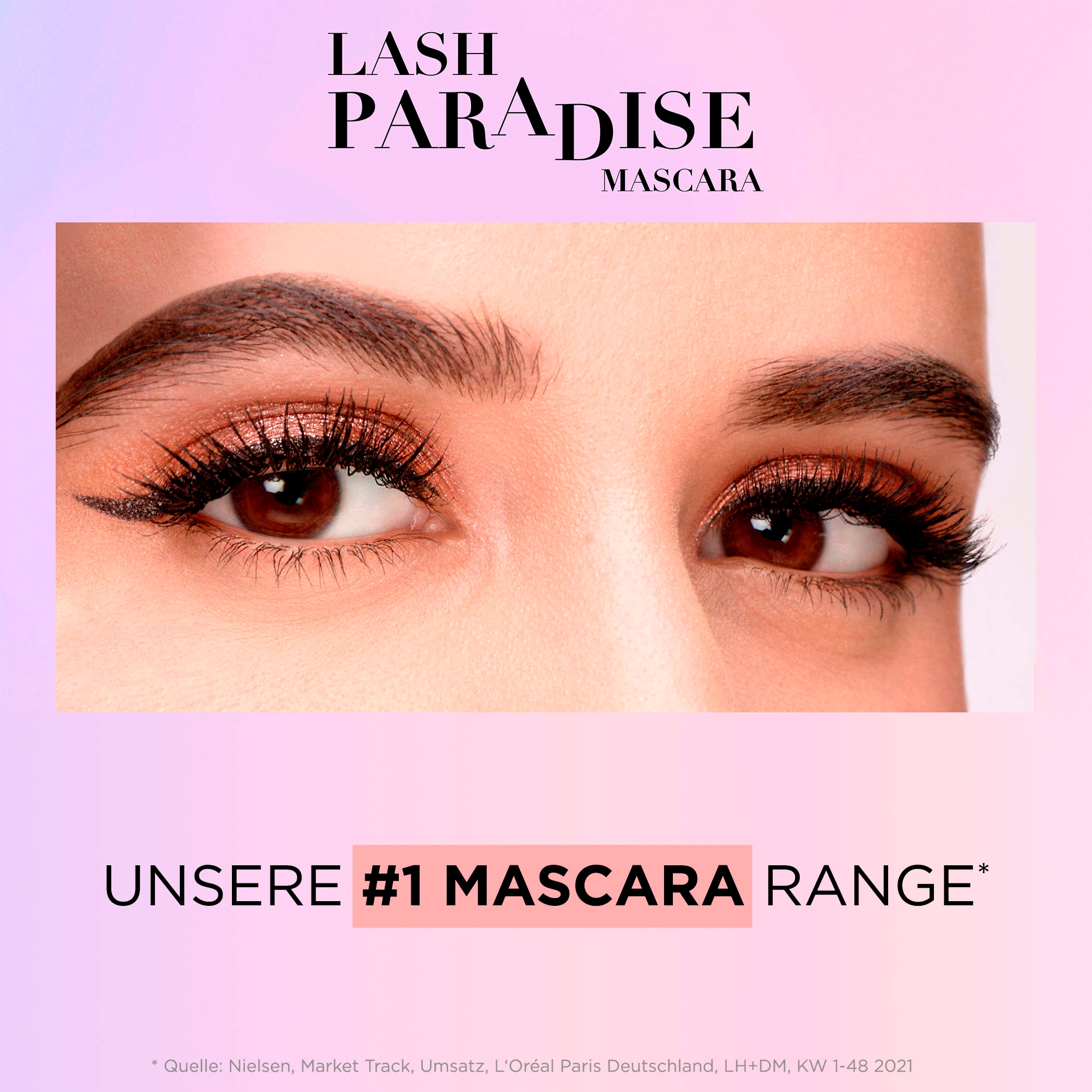 L'ORÉAL PARIS Mascara »Lash Paradise Intense Black DP«, mit pflegender Formel