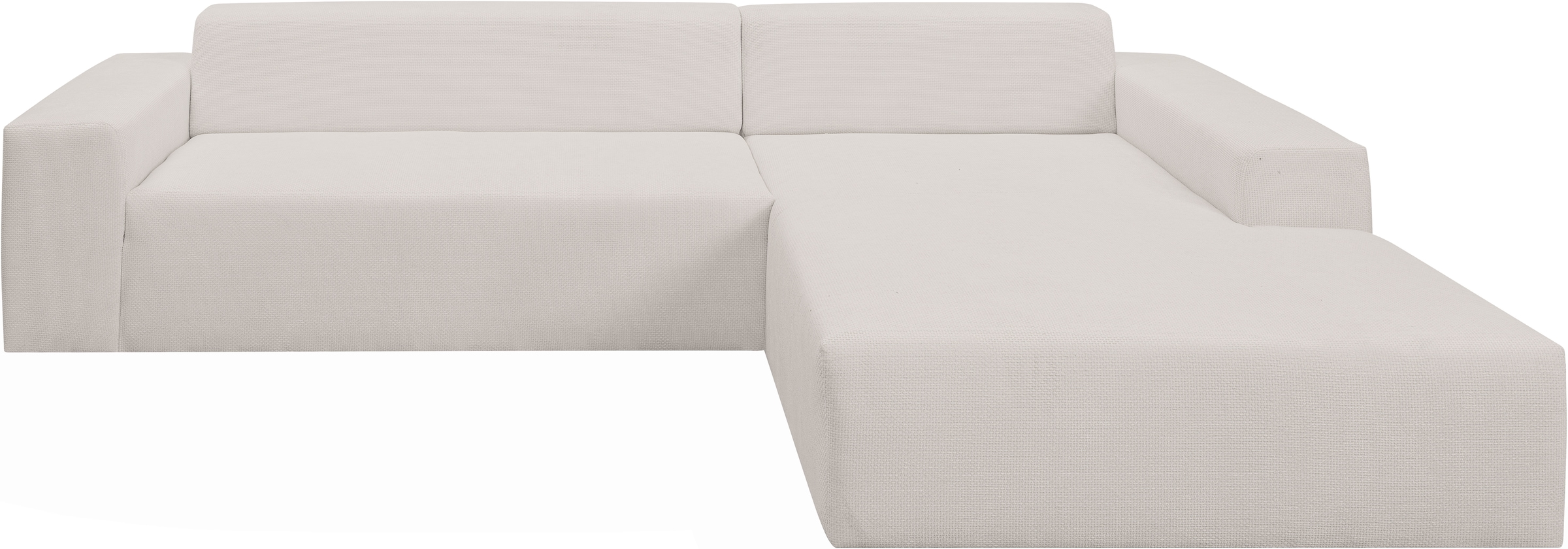 WERK2 Ecksofa »Zeus-XL, Mega-Sofa mit großer Sitztiefe, Stellmaße 311cm x 210cm«, Curvy Trend Garnitur mit urbaner Optik, bequem, Big-Sofa, L-Form