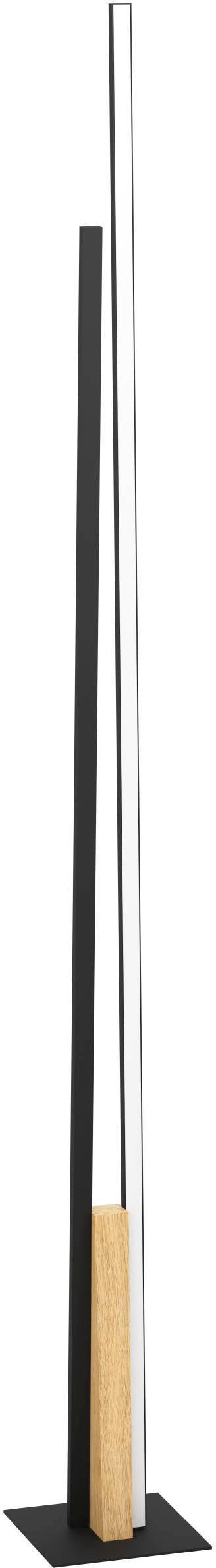 EGLO Stehlampe »PANAGRIA«, Stehleuchte in schwarz und braun aus Alu, Stahl,  Holz online kaufen | mit 3 Jahren XXL Garantie