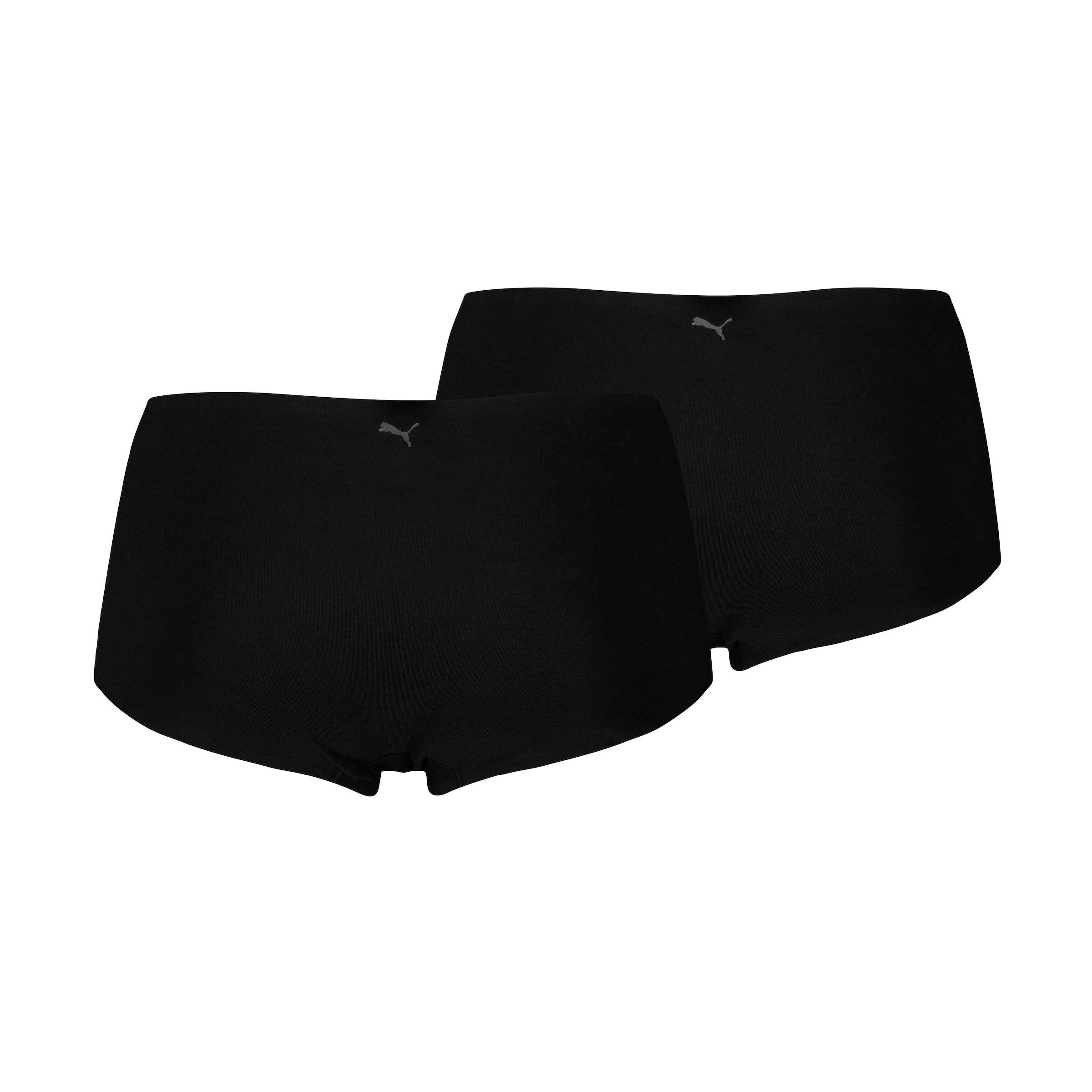 PUMA Panty »PUMA WOMEN INVISIBLE COTTON MINI SHORTS 2P« nahtlose Ränder für eine unsichtbare Passform