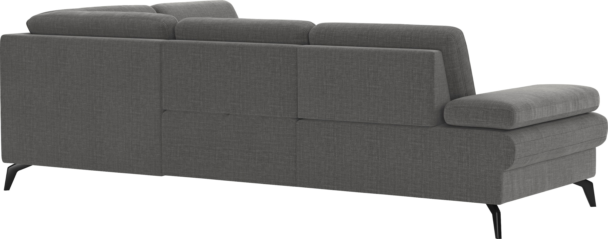 sit&more Ecksofa »Morris L-Form, inkl. Sitztiefenverstellung«, wahlweise mit Armteilverstellung, Bettfunktion & Bettkasten
