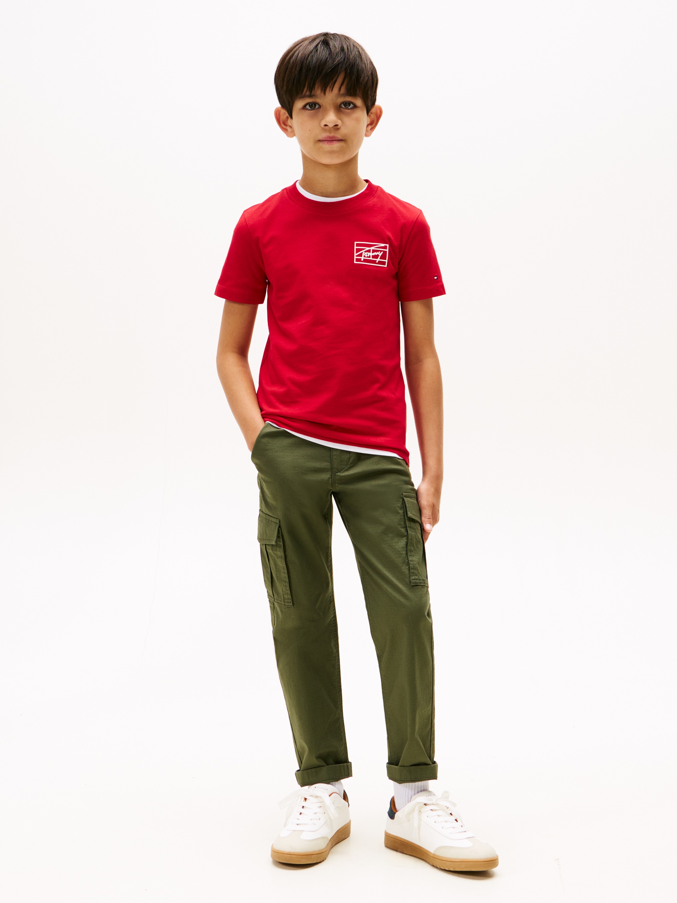 Tommy Hilfiger T-Shirt »VARSITY PRINT TEE SS« Kinder bis 16 Jahre