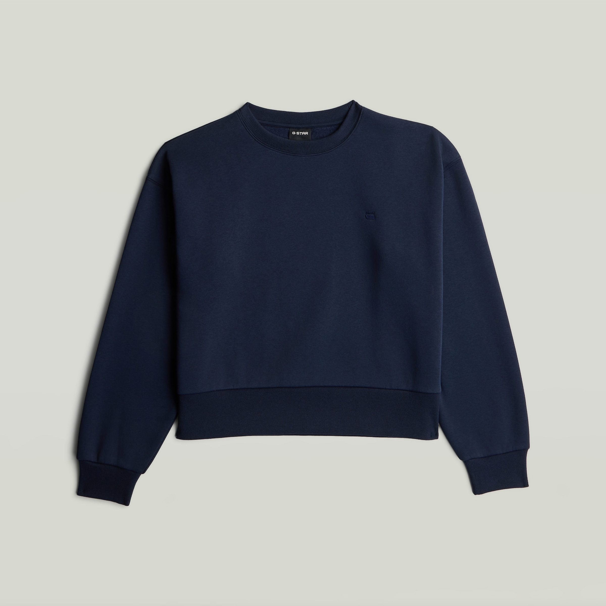 G-STAR Sweatshirt »Relaxed sweat wmn«, aus Baumwoll-Mix, Logostickerei
