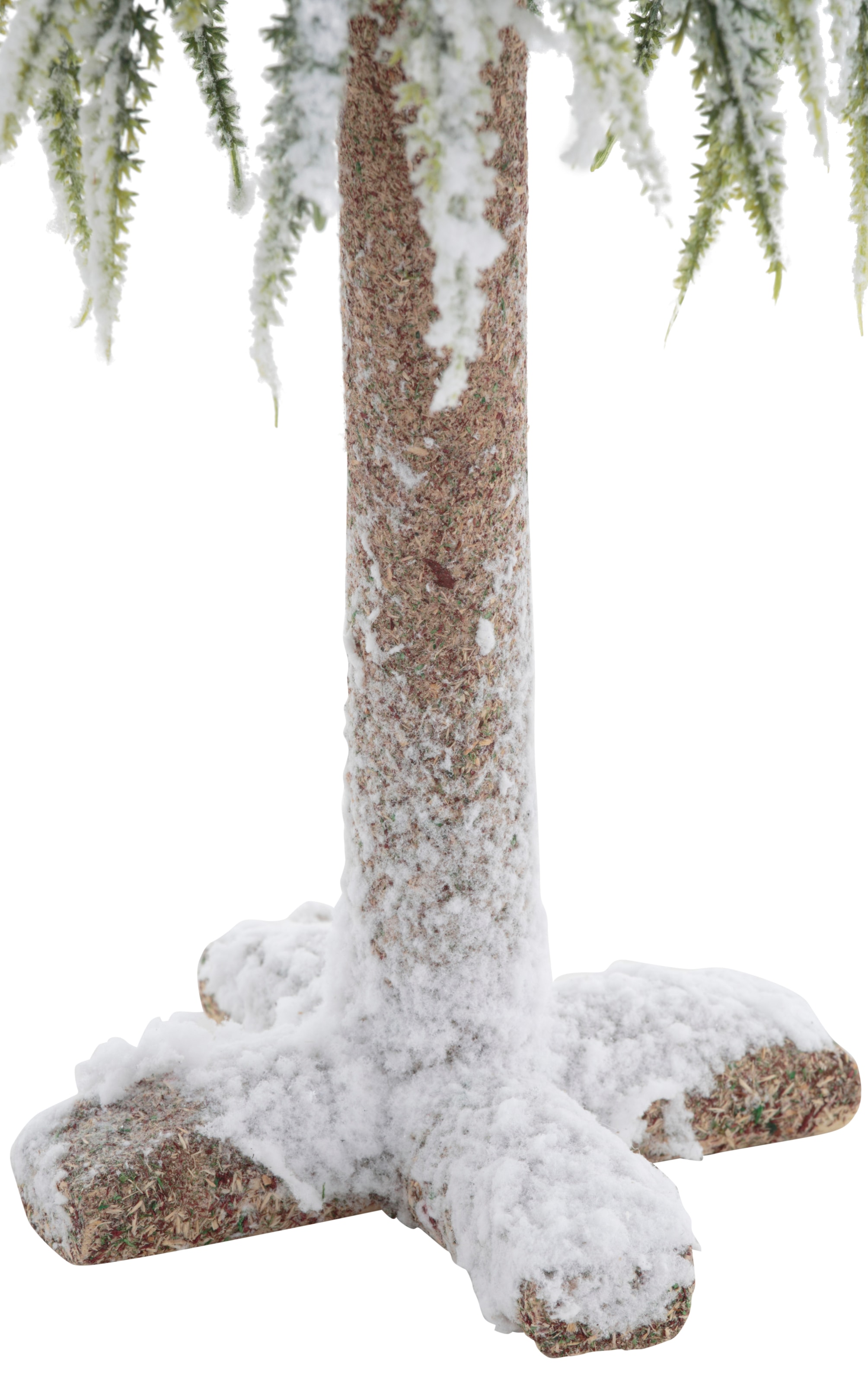 Home affaire Dekobaum »Weihnachtsdeko«, mit dekorativem Schnee, Höhe ca. 53 cm + 70 cm